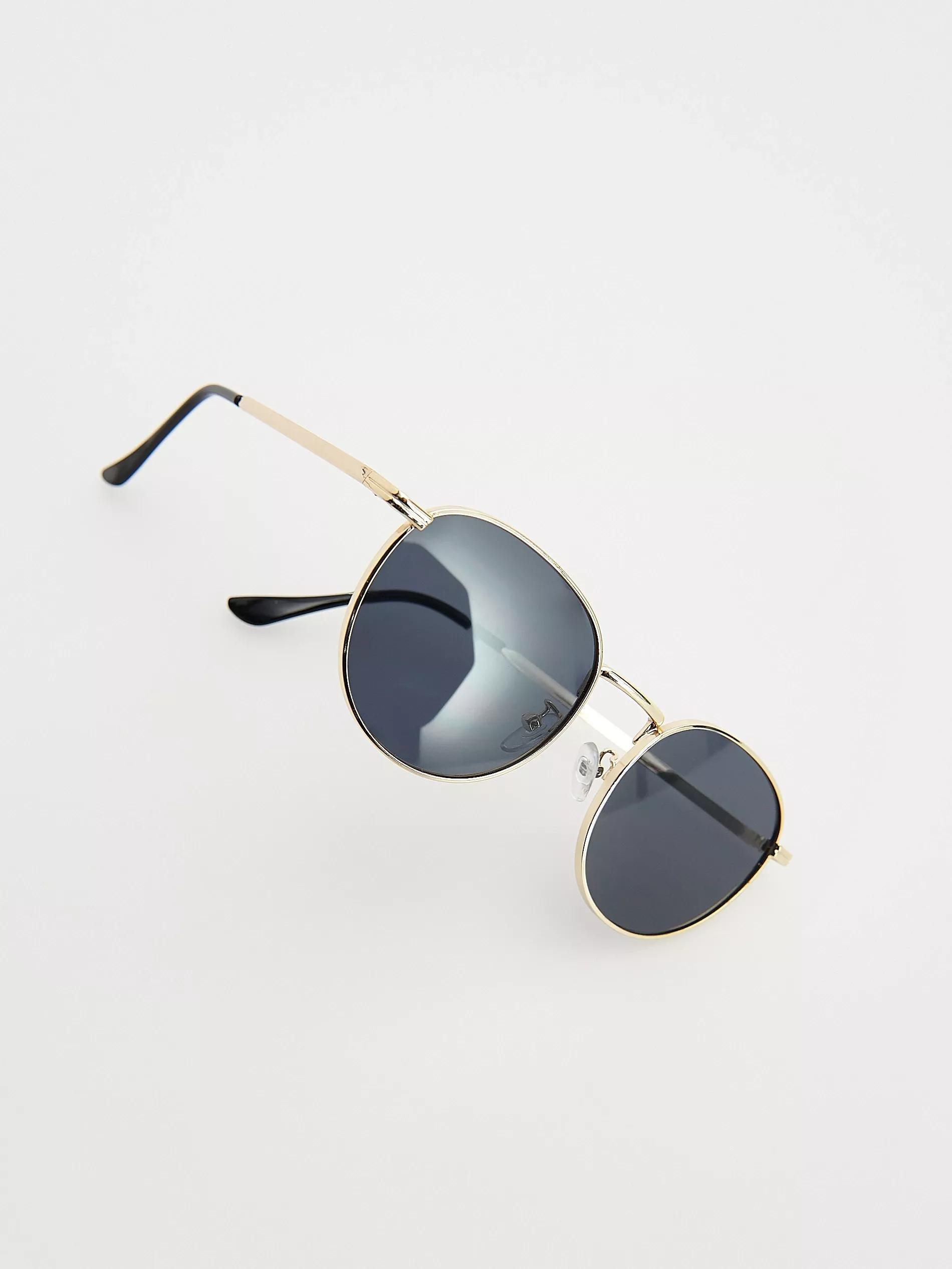 black Sunglasses, Black, large image number 4