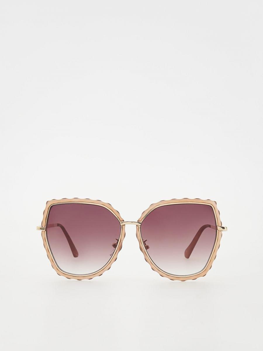 Brown Sunglasses, Brown, large image number 0
