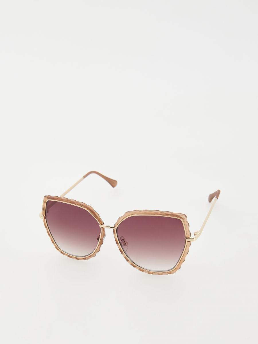 Brown Sunglasses, Brown, large image number 1