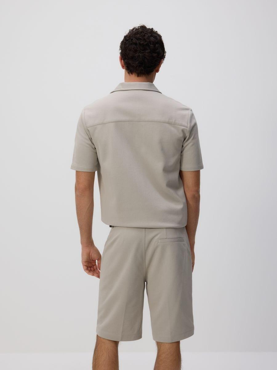 Grey Regular Fit Shorts, , large image number 2