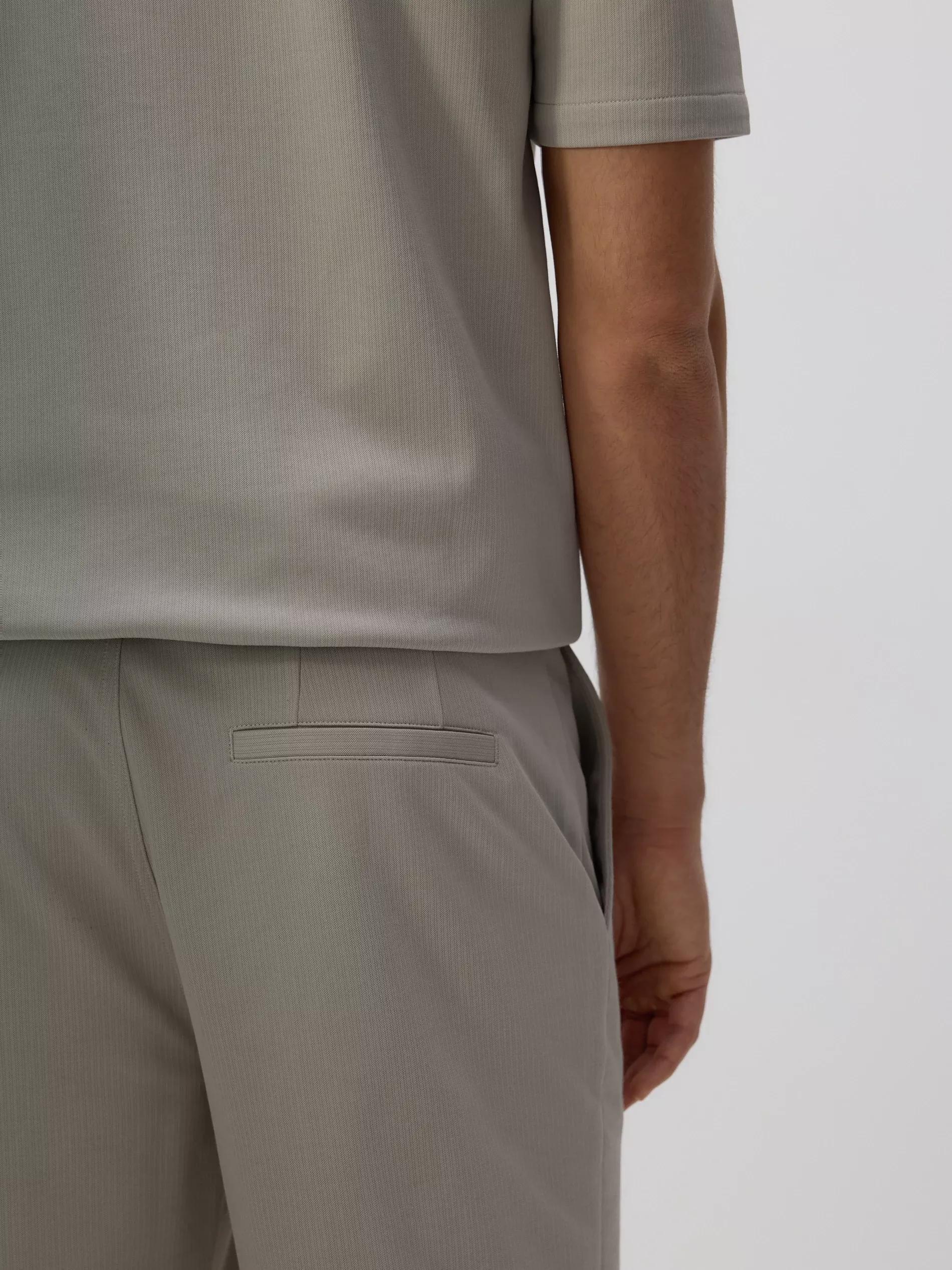 Grey Regular Fit Shorts, Light grey, large image number 3