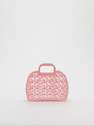 Reserved - Pink Basket Bag,Girls