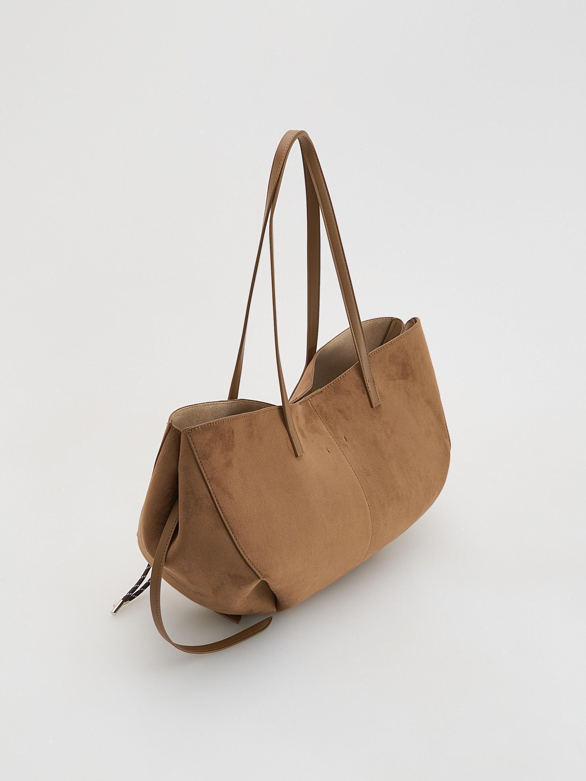 حقيبة كتف بني, Brown, medium