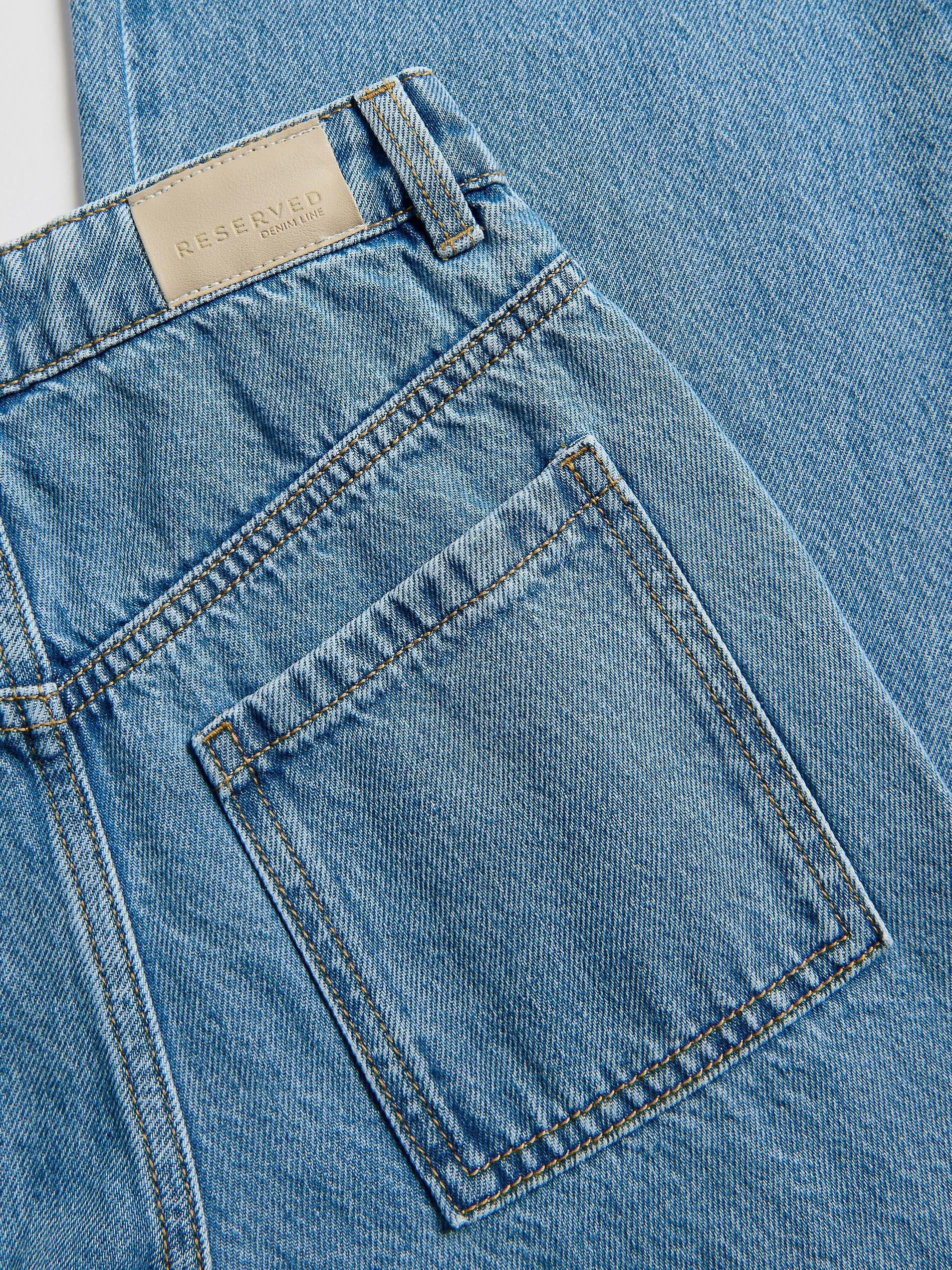 GIRLS` JEANS T ROUSERS BLUE JEANS, Blue, medium