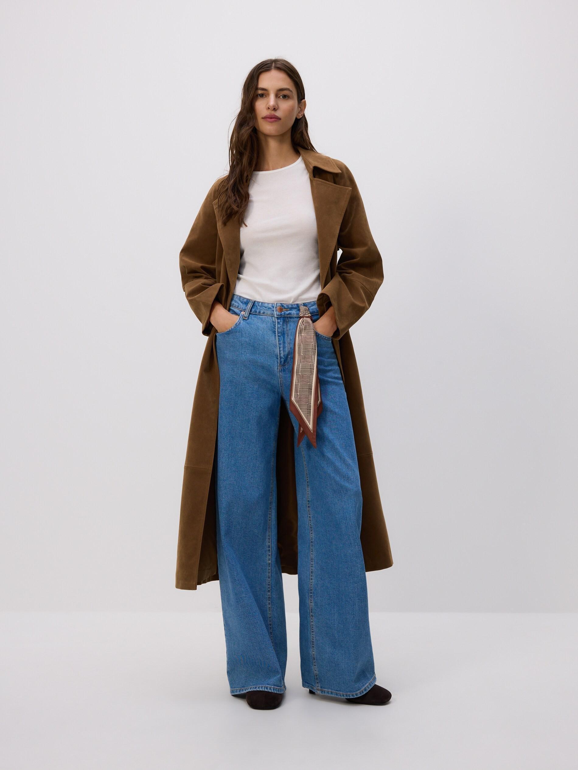 BLUE JEANS Wide-leg jeans with bandana, Blue, large image number 1