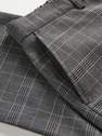 Reserved - Anthracite Checked Chino Trousers