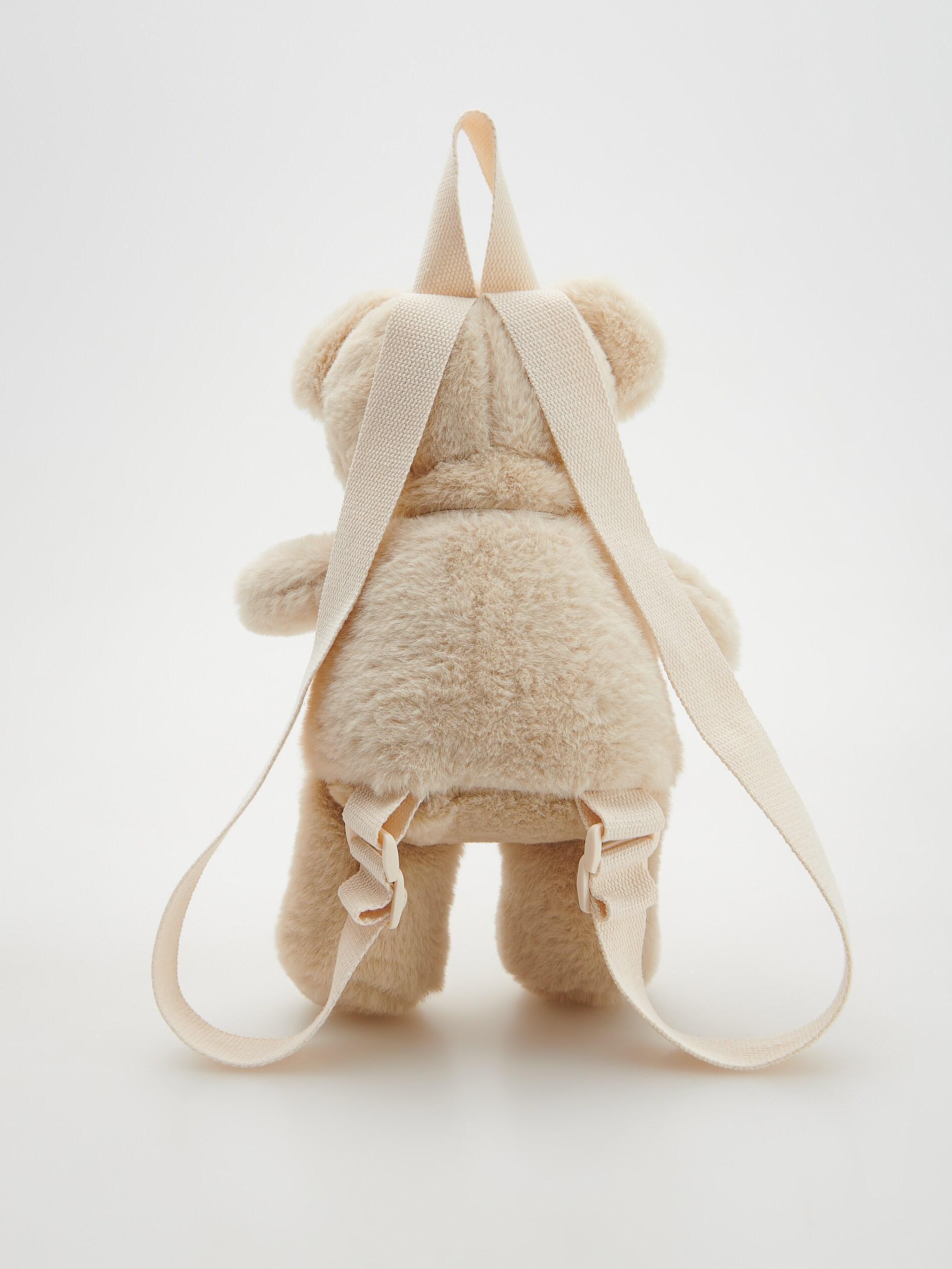 Cream Teddy Bear Backpack, , large image number 6