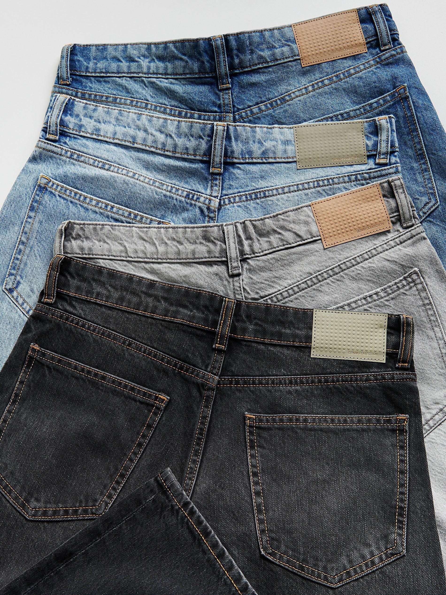 BLUE Baggy fit jeans, Blue, large image number 4