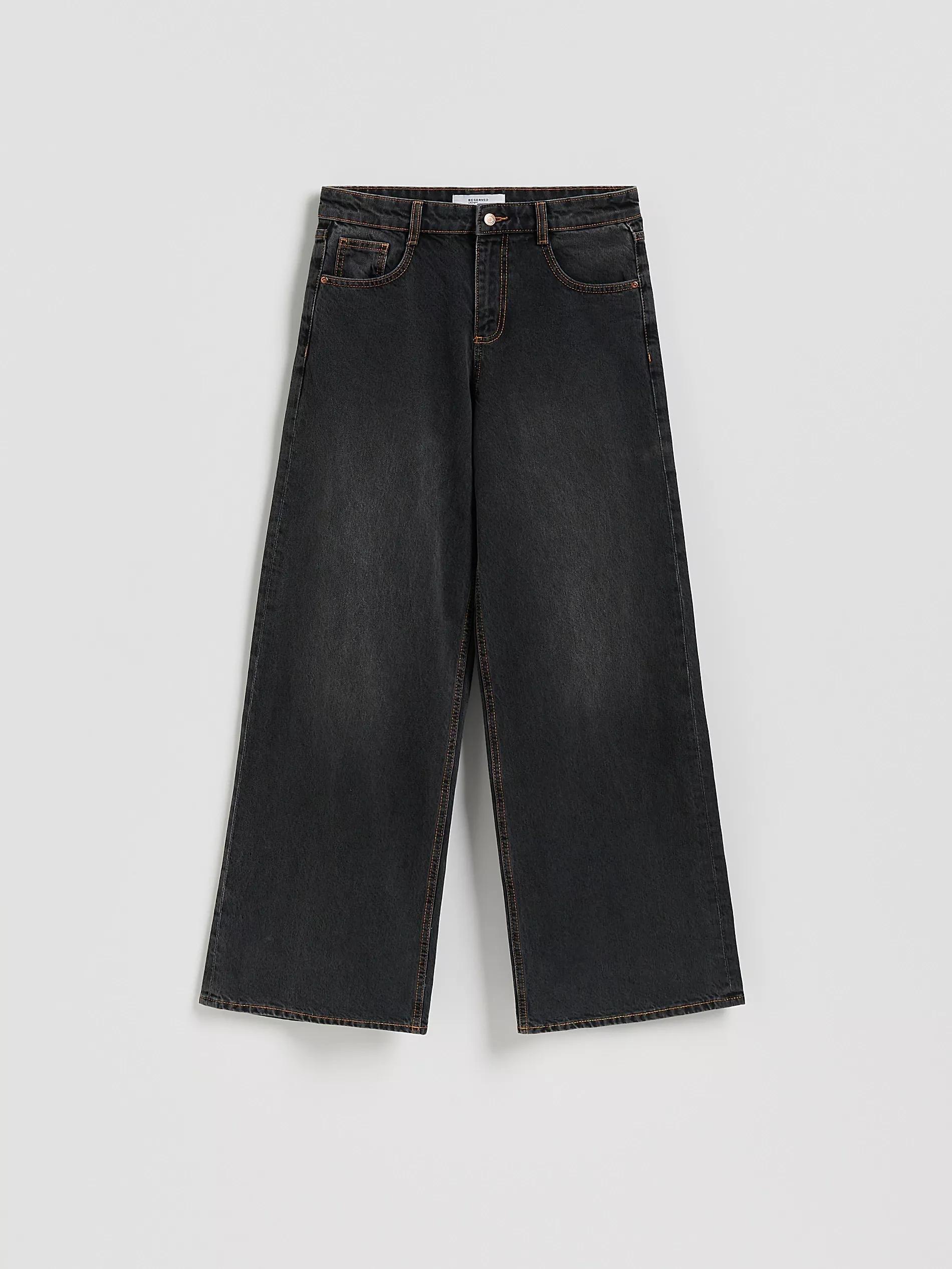 Black Baggy Fit Jeans, , large image number 0