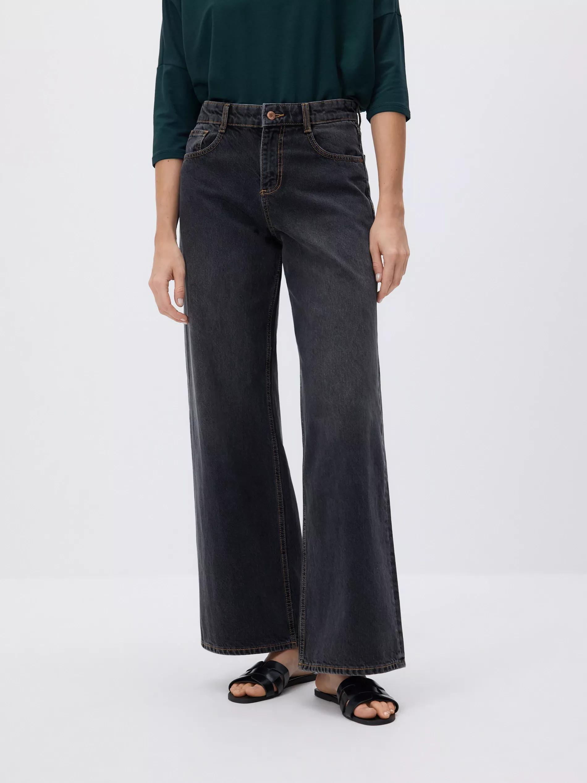 Black Baggy Fit Jeans, , large image number 1