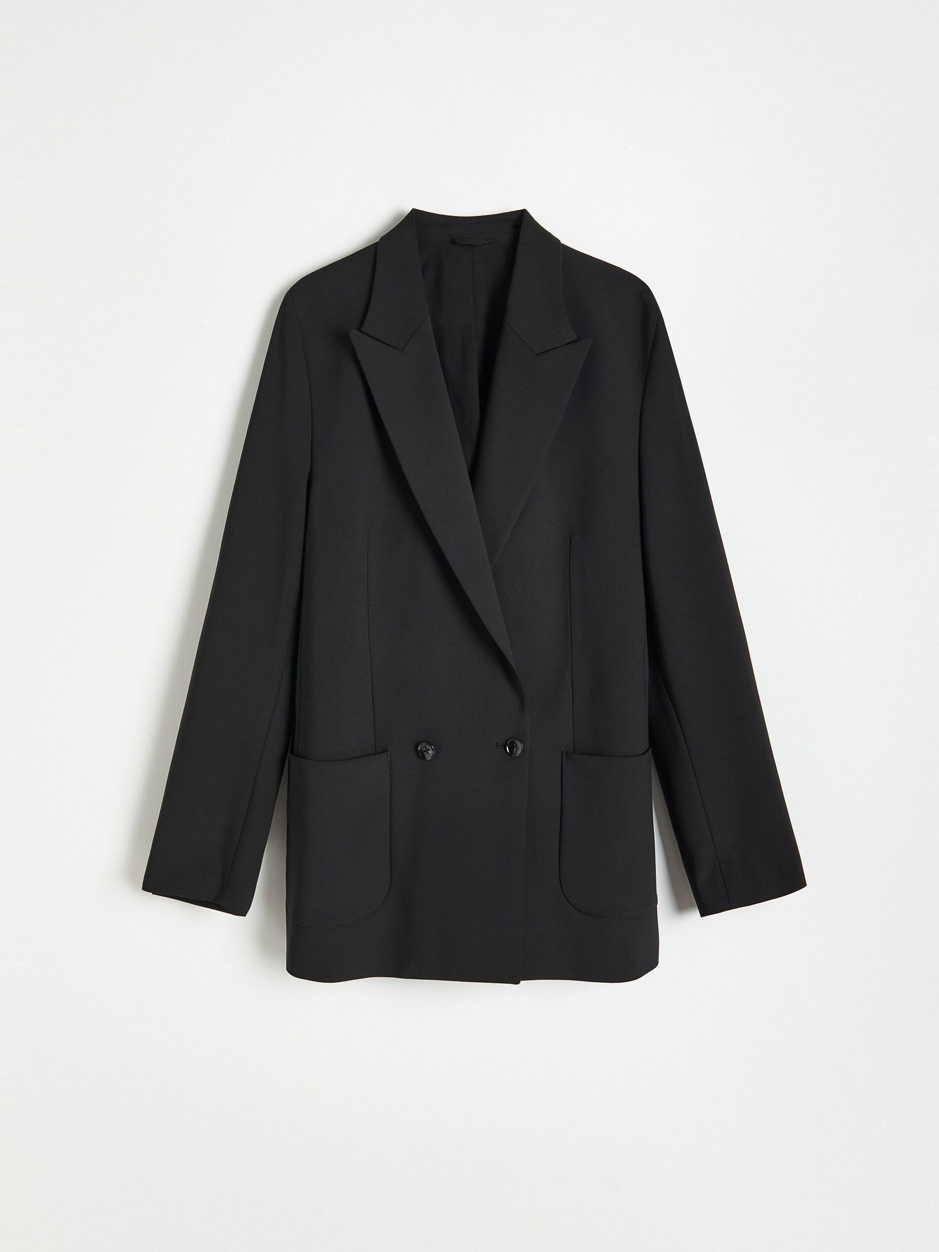 Black Comfort Fit Blazer, Men, , large image number 6