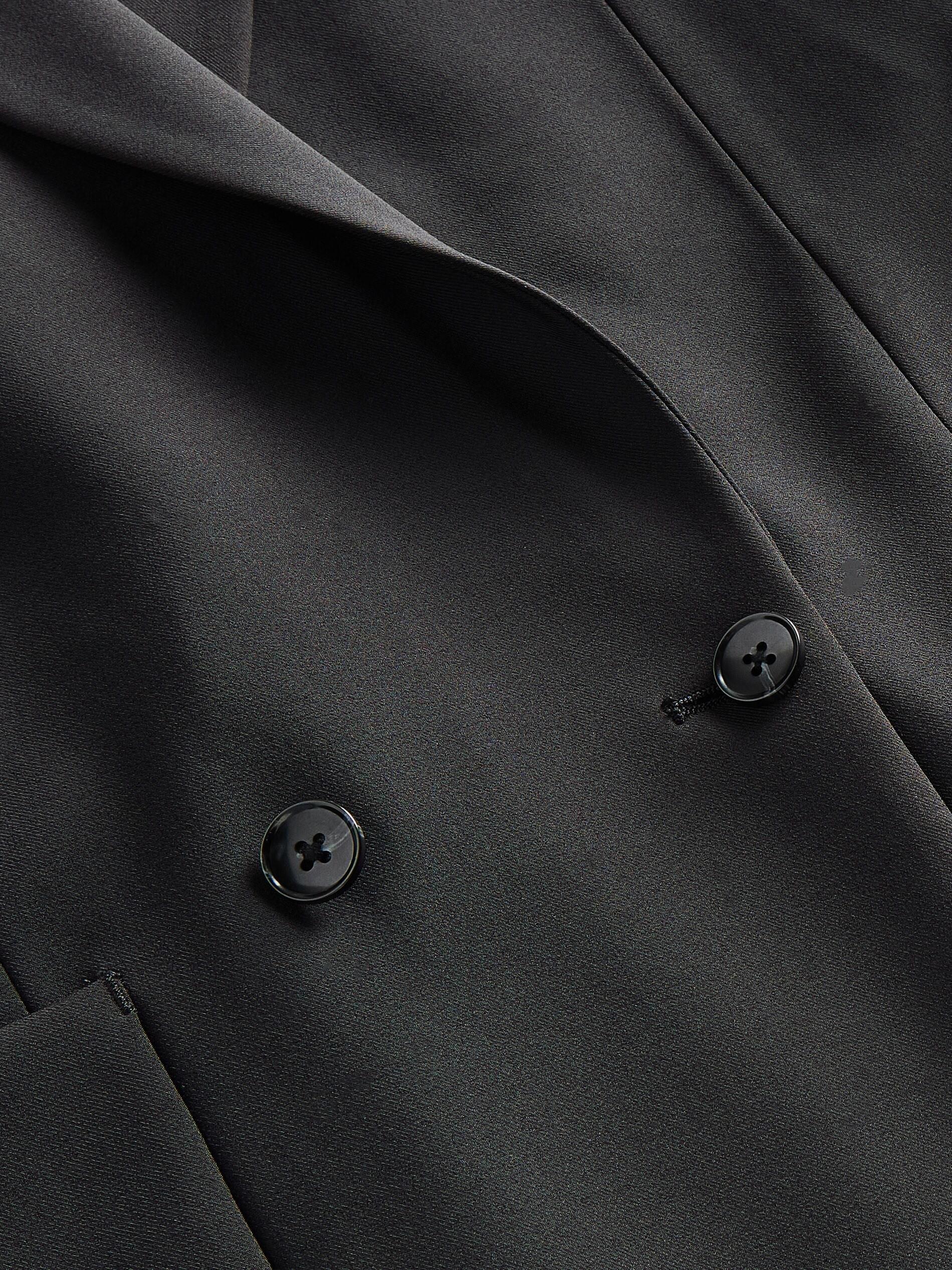 Black Comfort Fit Blazer, Men, , large image number 7