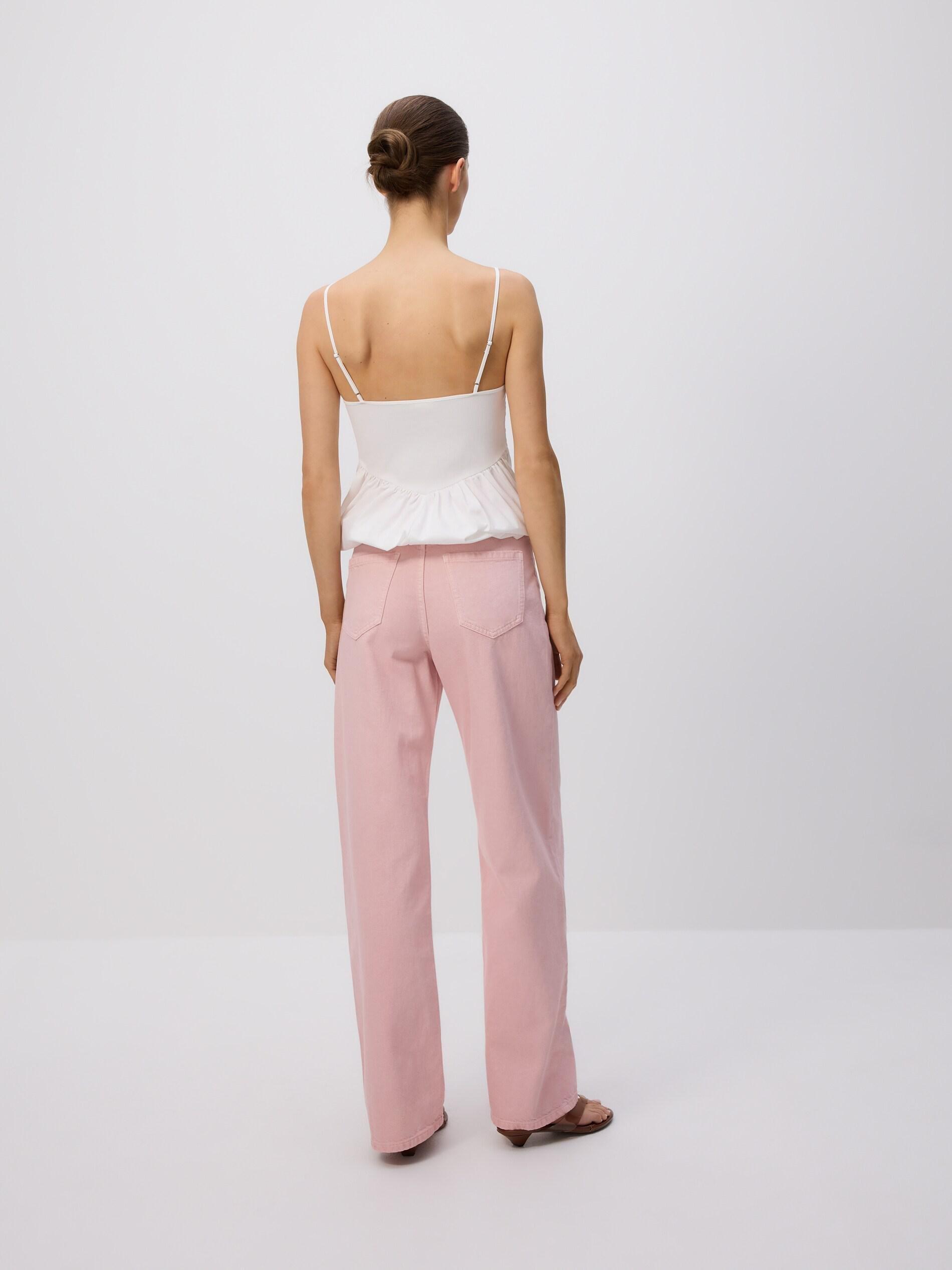 PINK Wide leg jeans, Pink, large image number 3