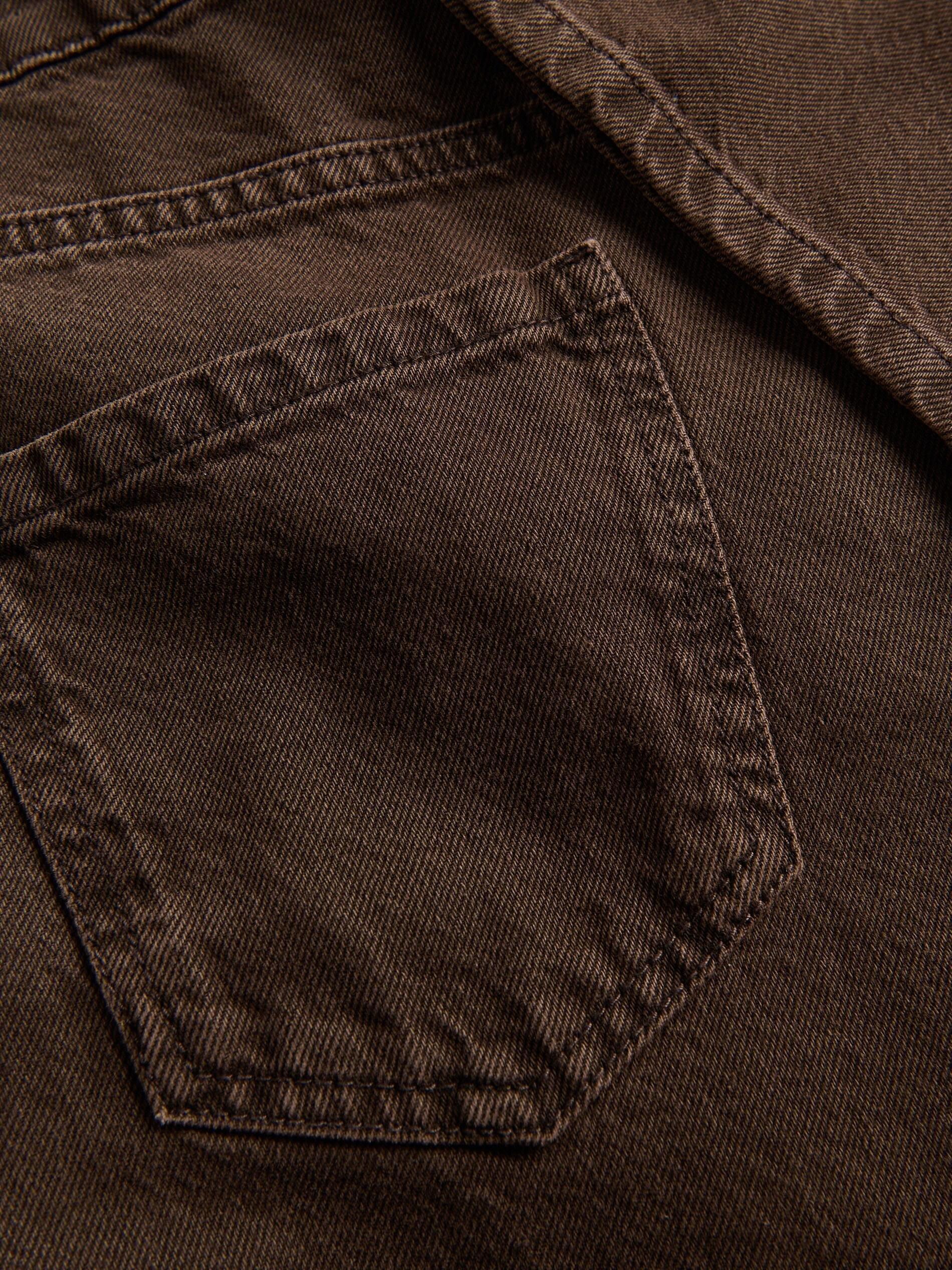 Brown Wide Leg Jeans, No Colour, large image number 5