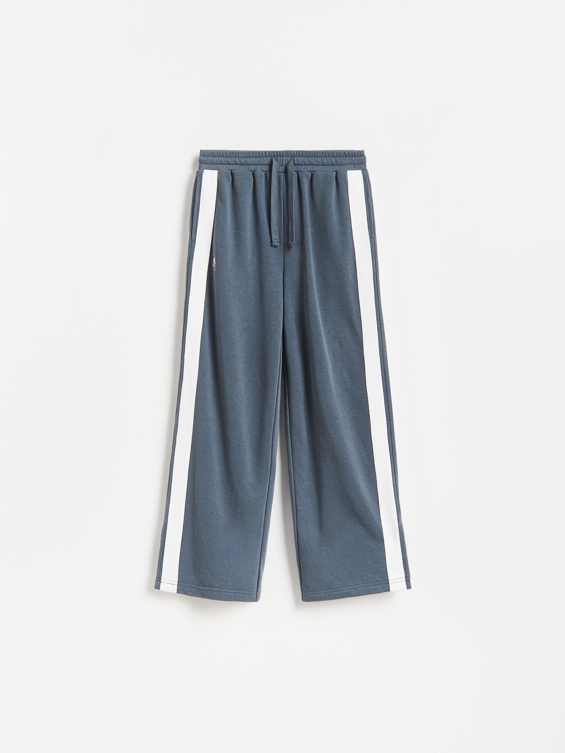 بنطال رياضي مع جانبي خطوط رمادي, Grey, large image number 0