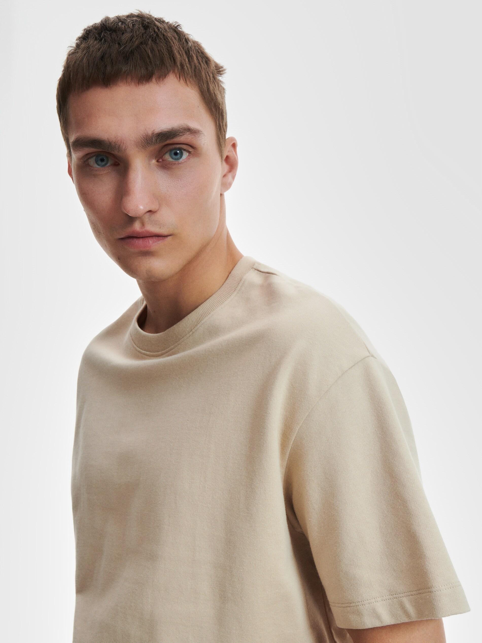 Beige Oversize T-Shirt, , large image number 2