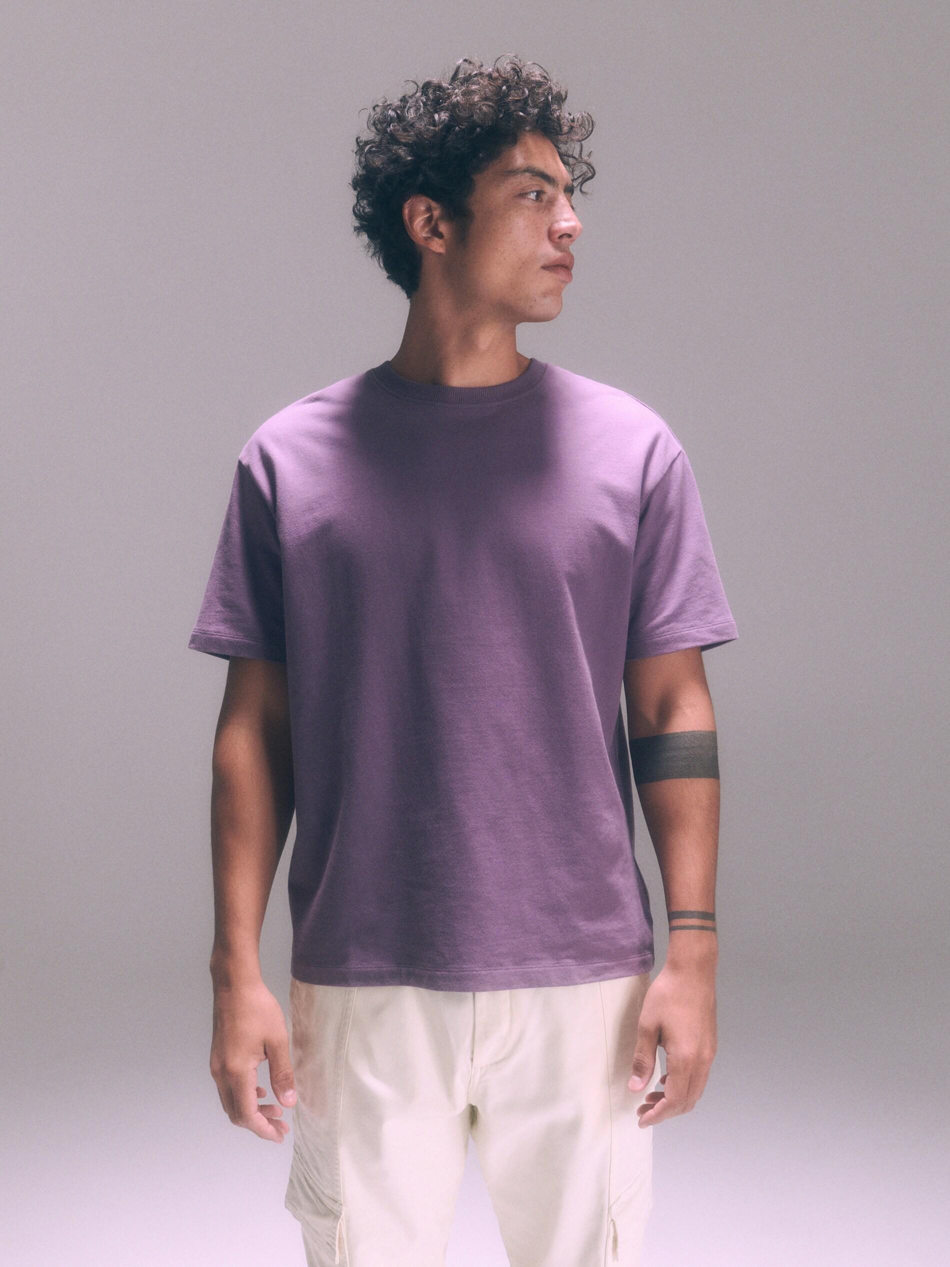Purple Oversize T-Shirt, , large image number 2