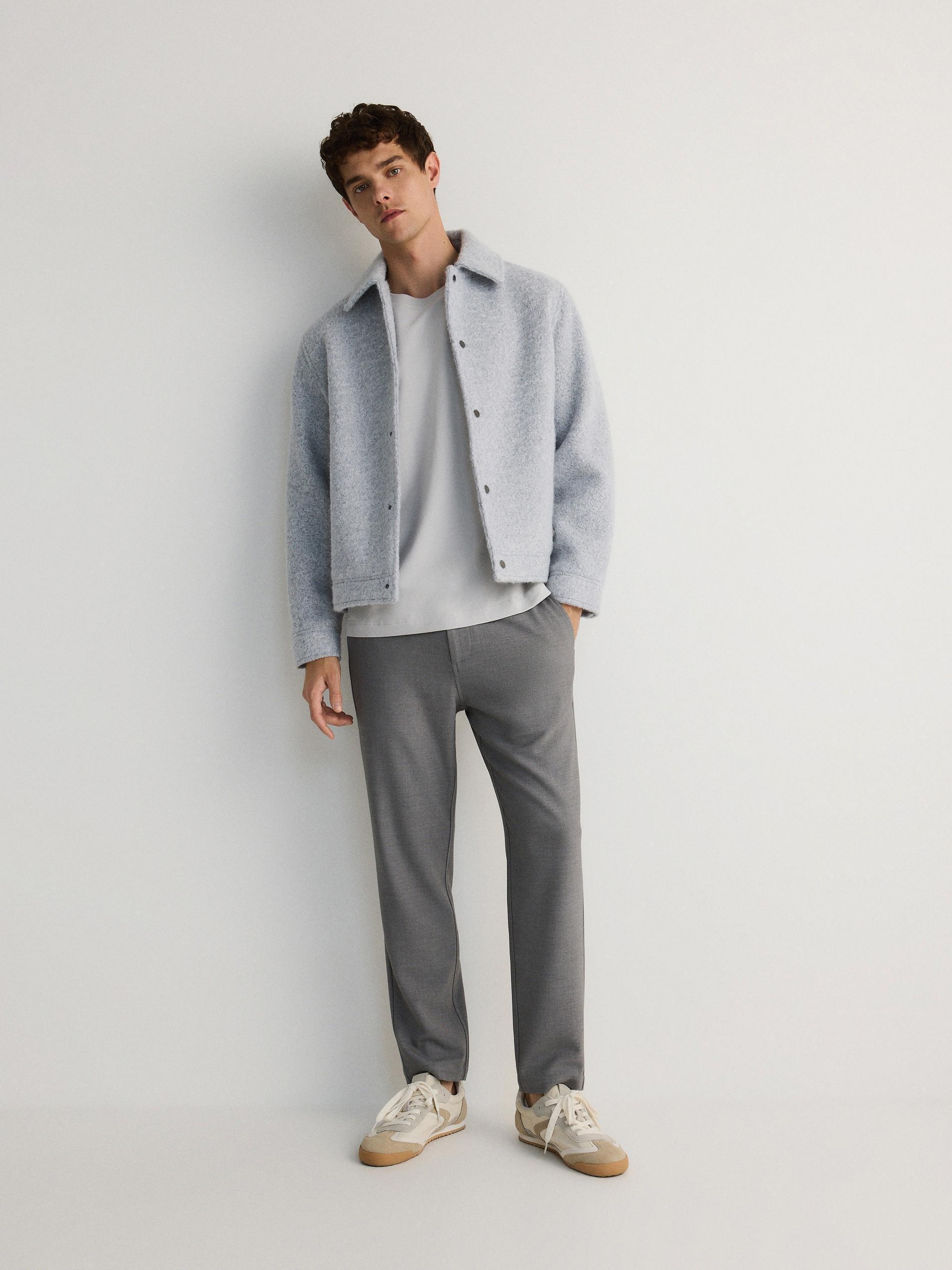 Grey Boxy Fit T-Shirt, , large image number 1