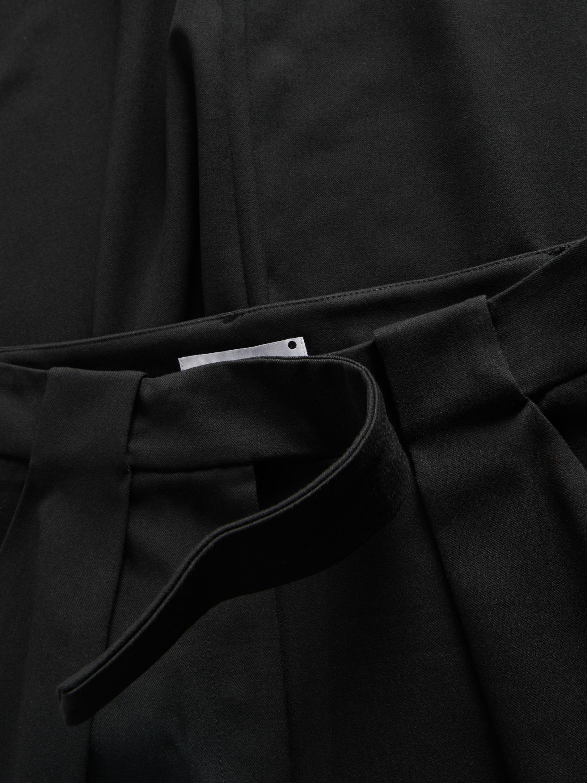 Black Wide Leg Trousers, , large image number 5