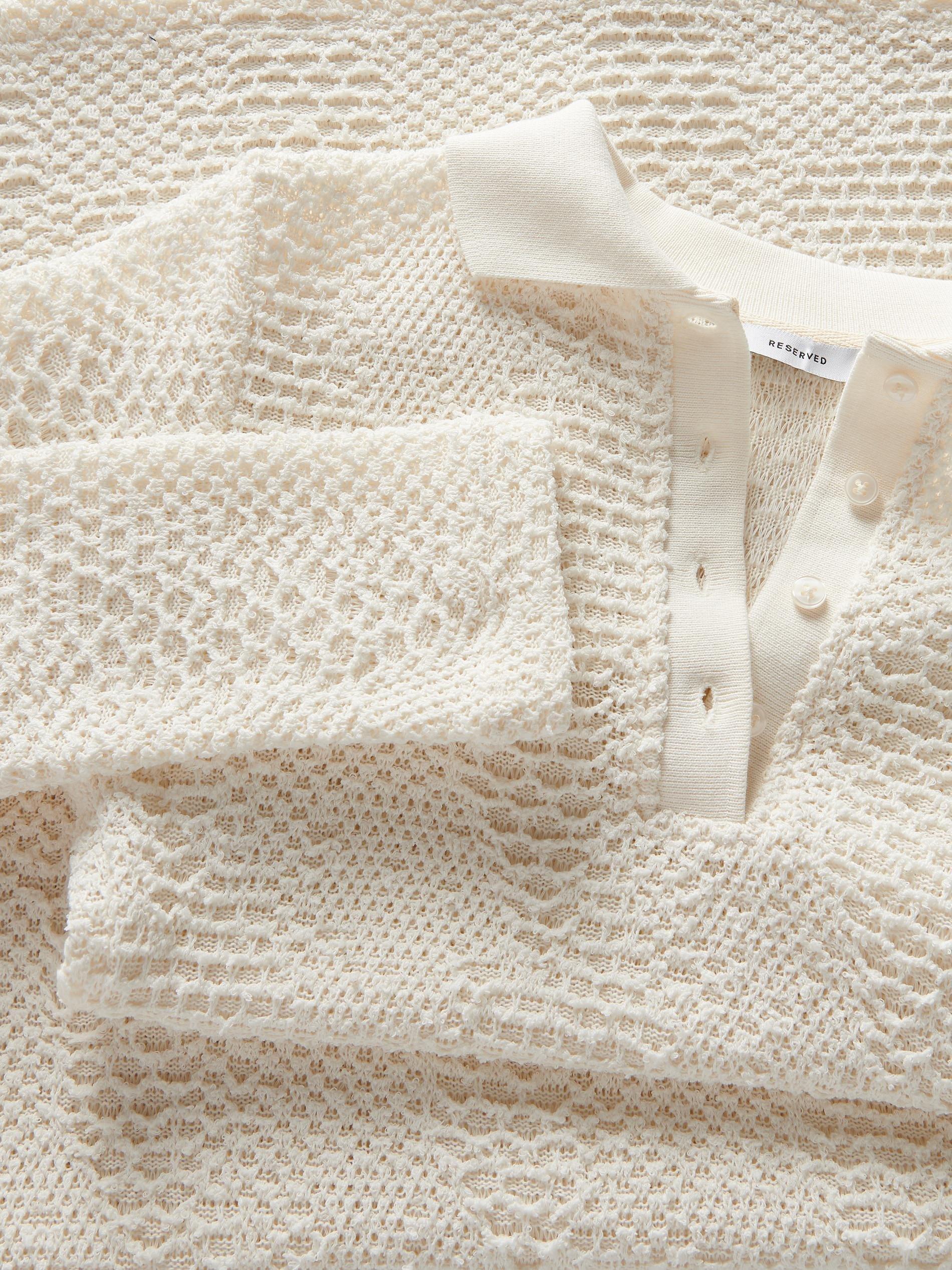 White Structural Jersey Dress, , large image number 3