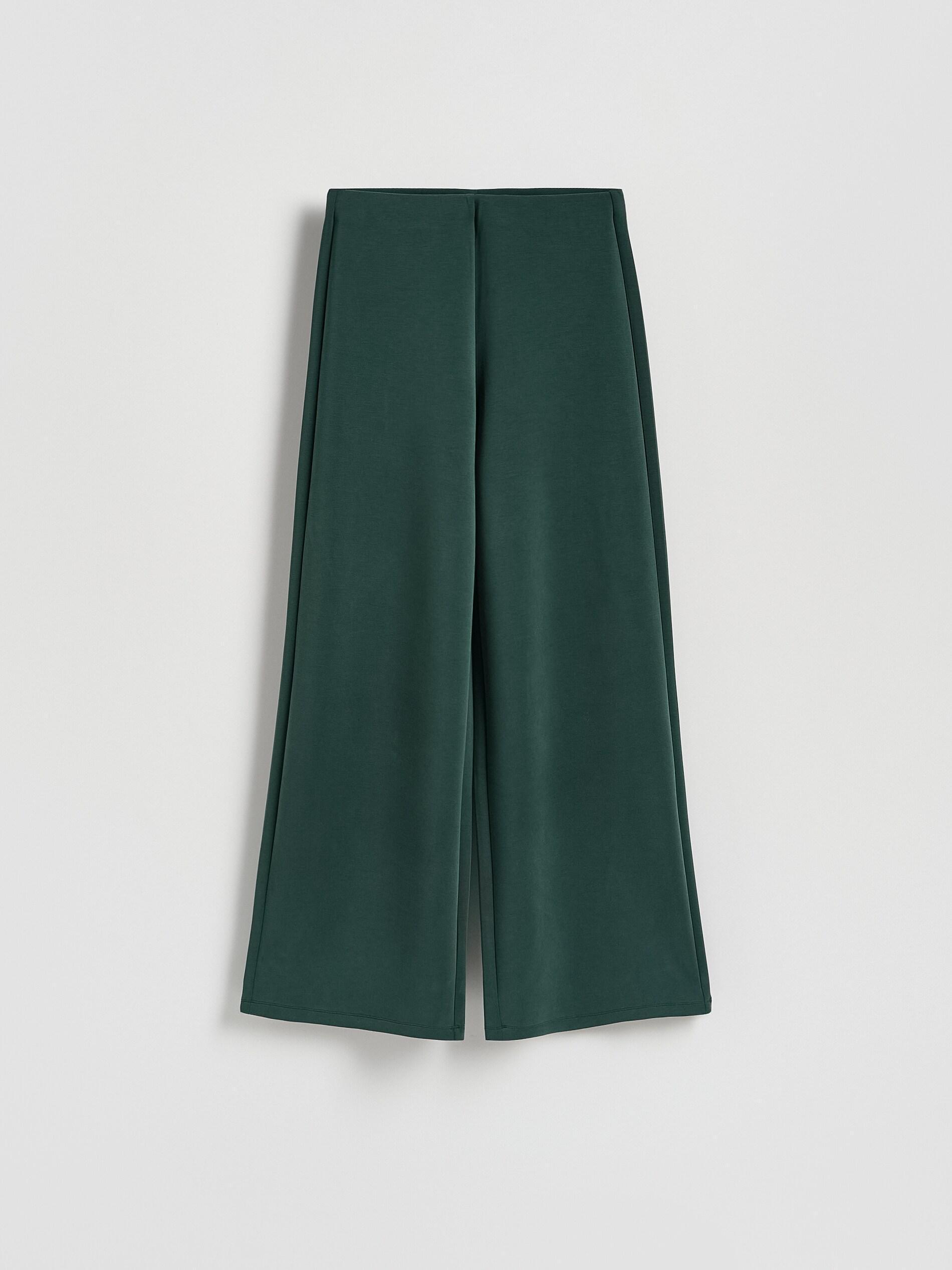TEAL GREEN Modal rich trousers, Turquoise, medium