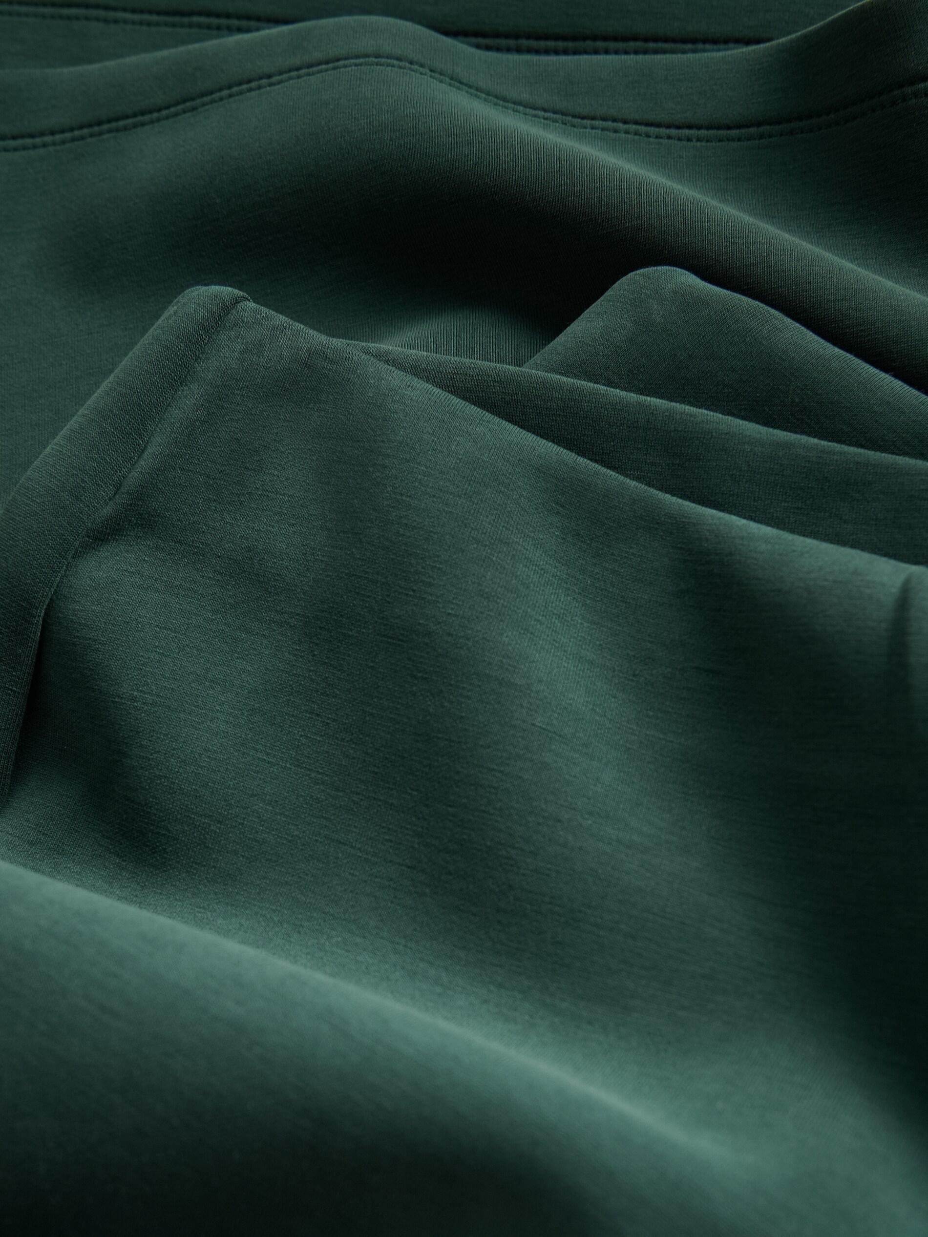 TEAL GREEN Modal rich trousers, Turquoise, large image number 1