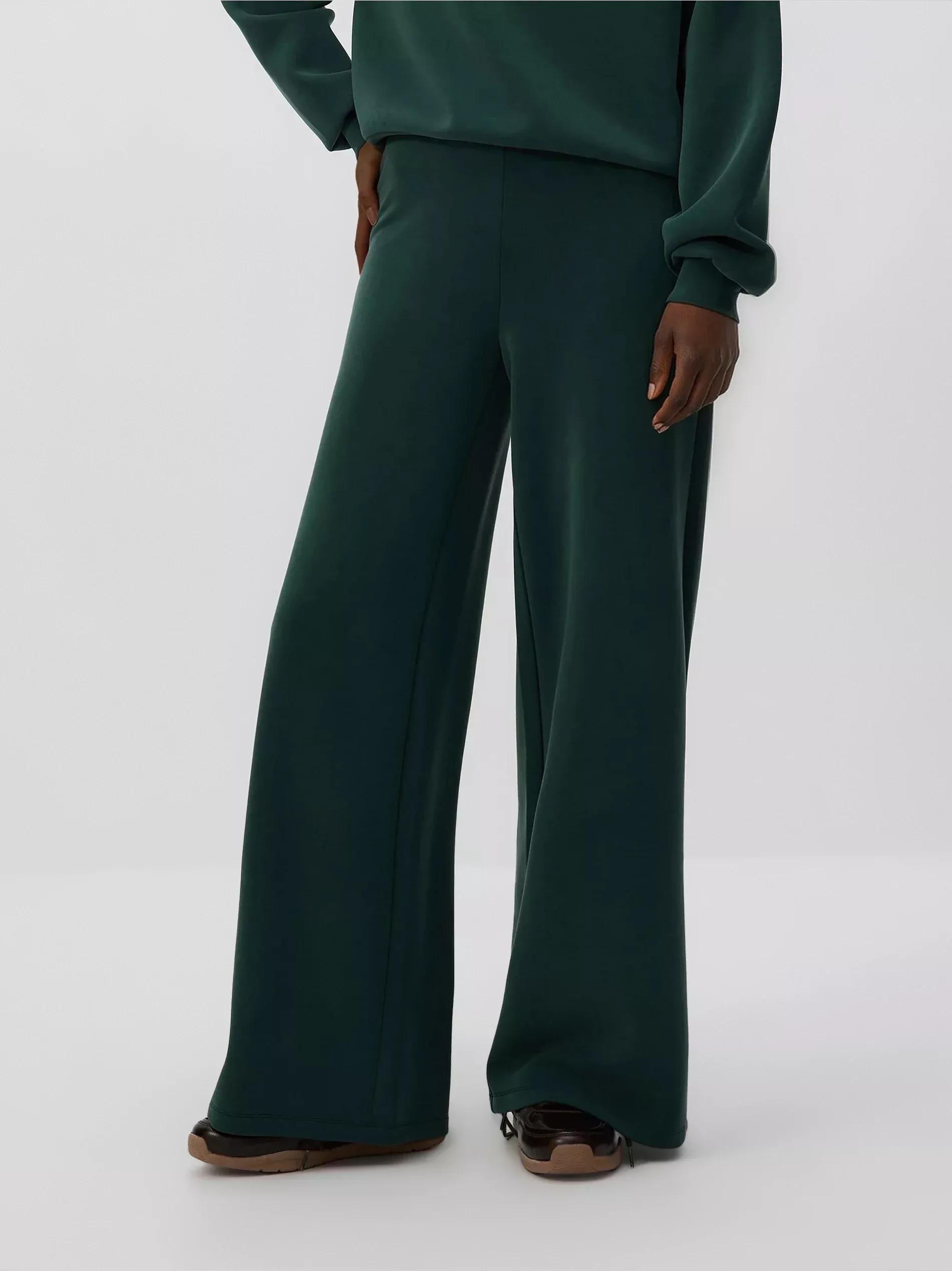 Green Modal Rich Trousers, Turquoise, large image number 1