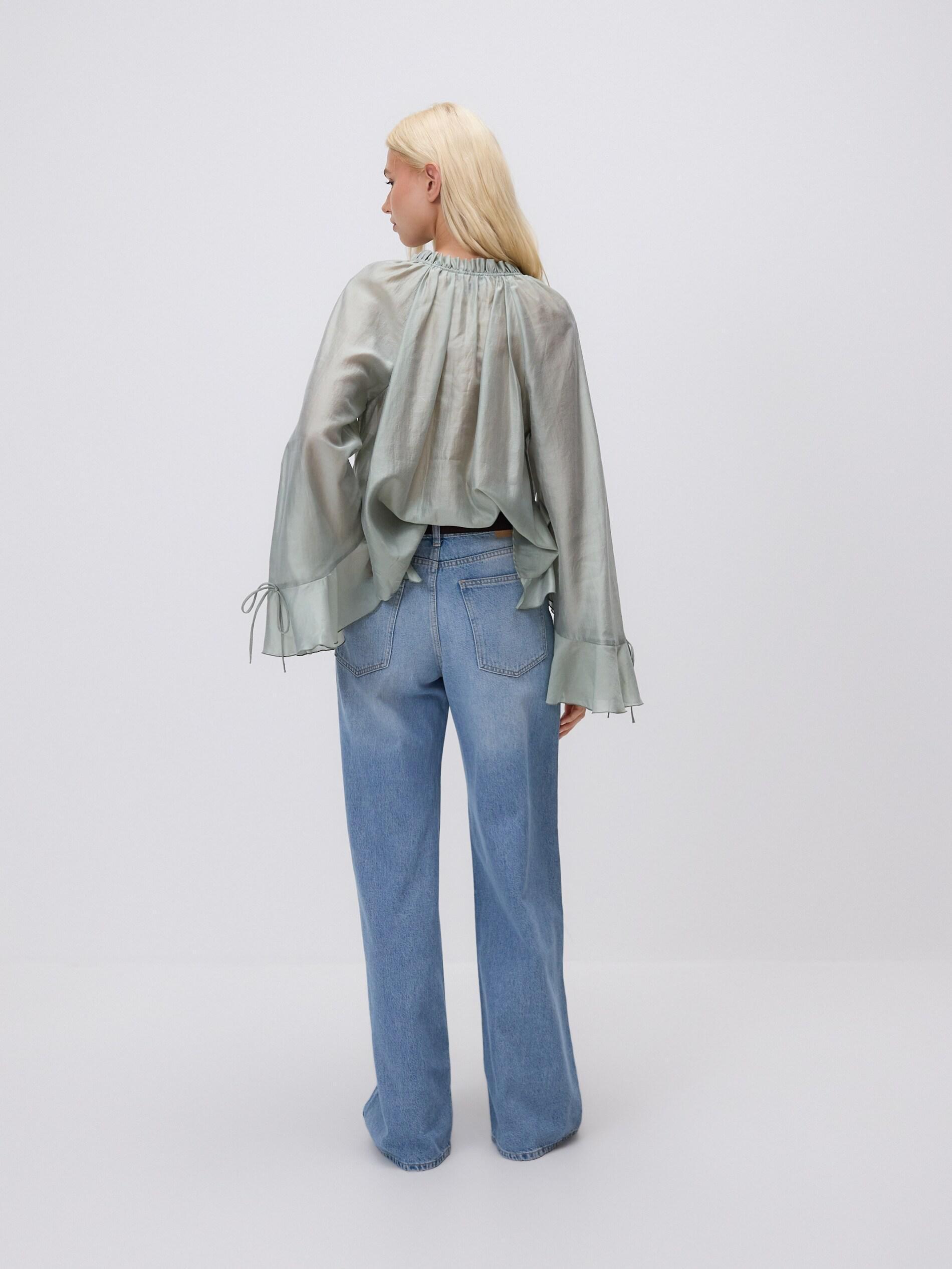 TURQUOISE Baggy fit jeans, 7401_56J, large image number 1