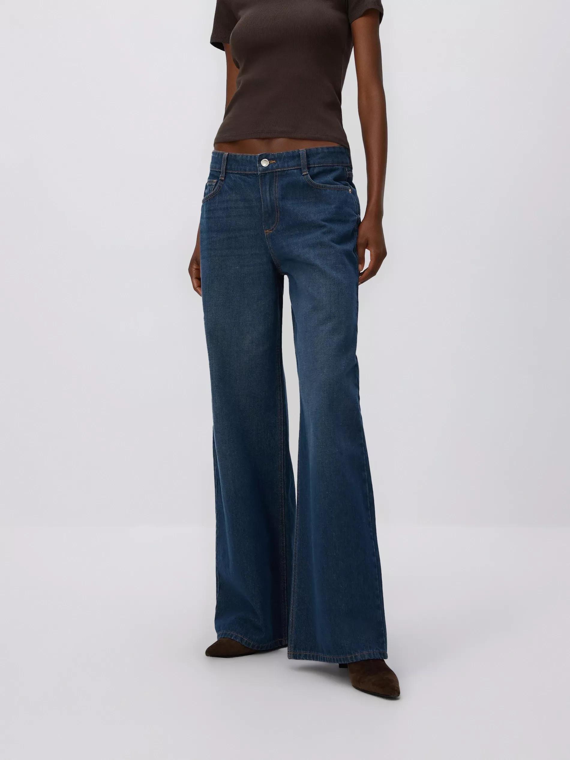 Navy Jeans Baggy Fit Jeans, Blue, large image number 1