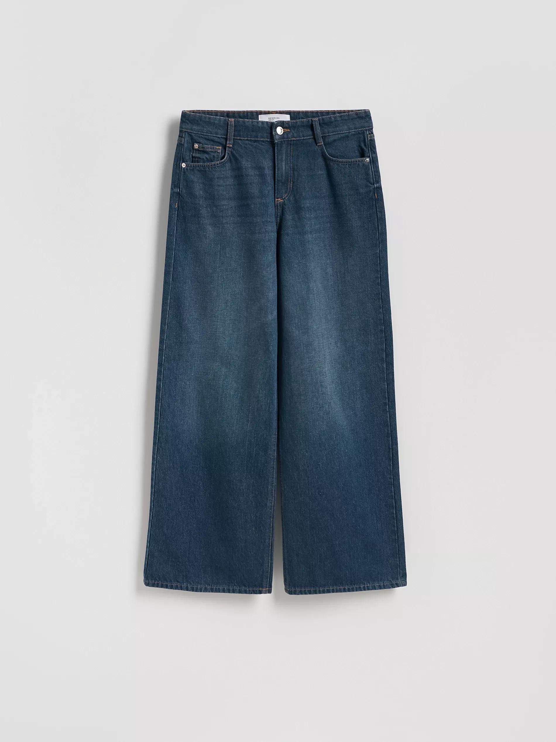 Navy Jeans Baggy Fit Jeans, Blue, large image number 3