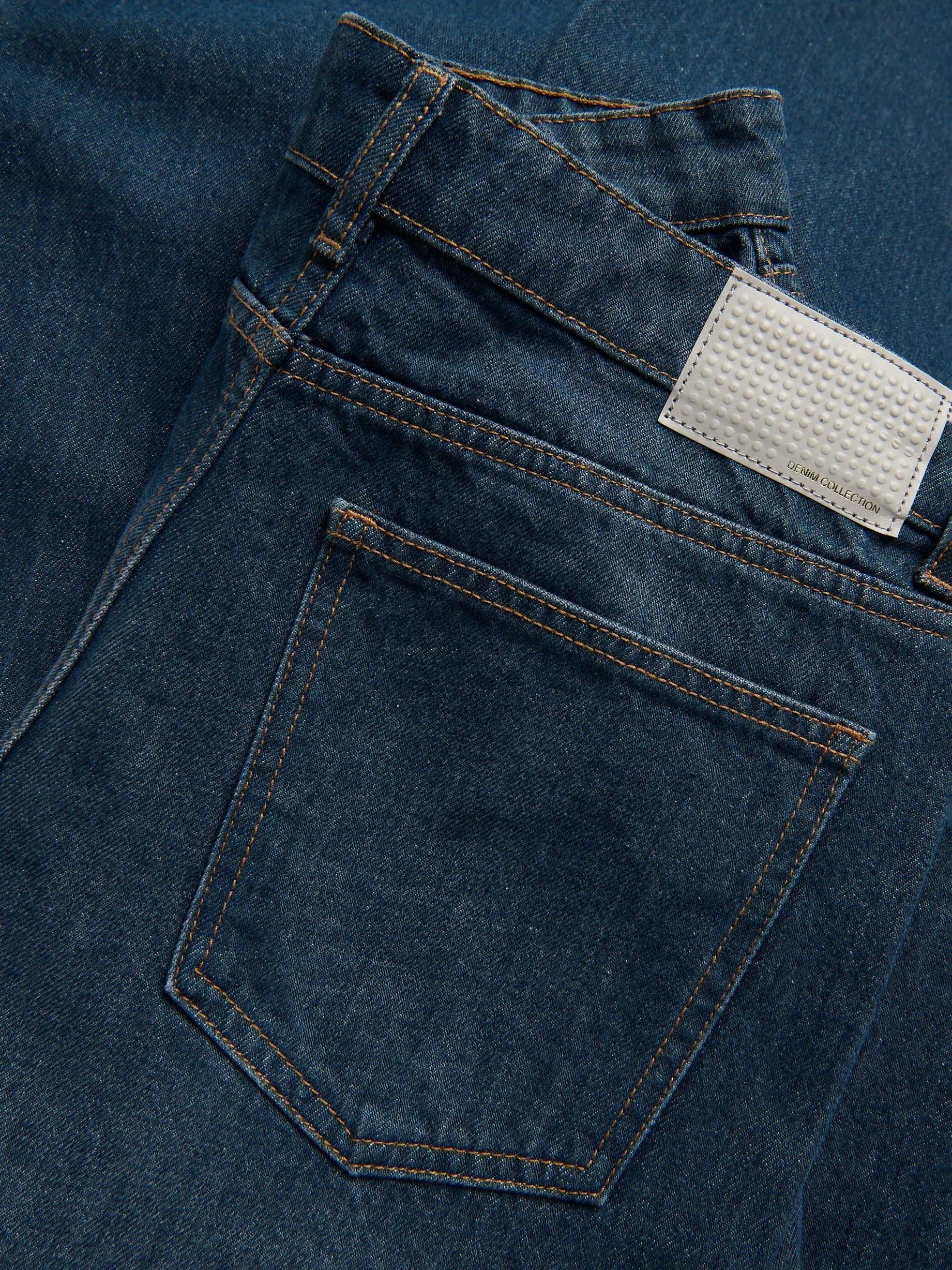 Navy Jeans Baggy Fit Jeans, Blue, large image number 4