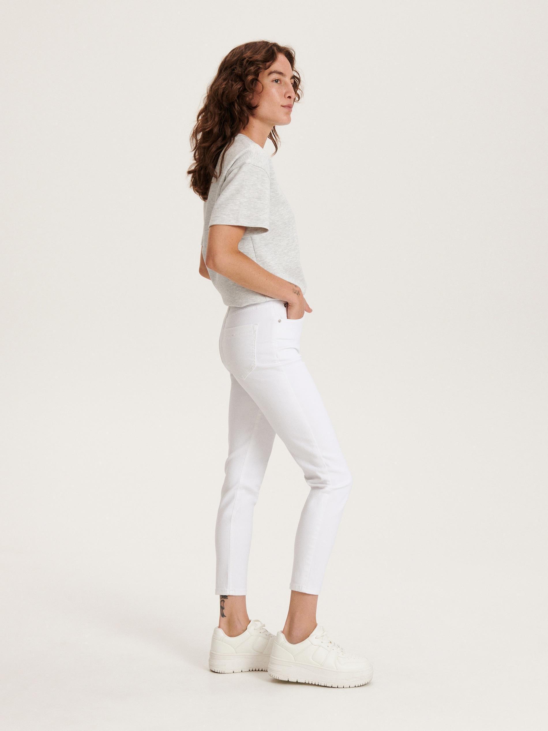 White Slim Jeans, , large image number 3