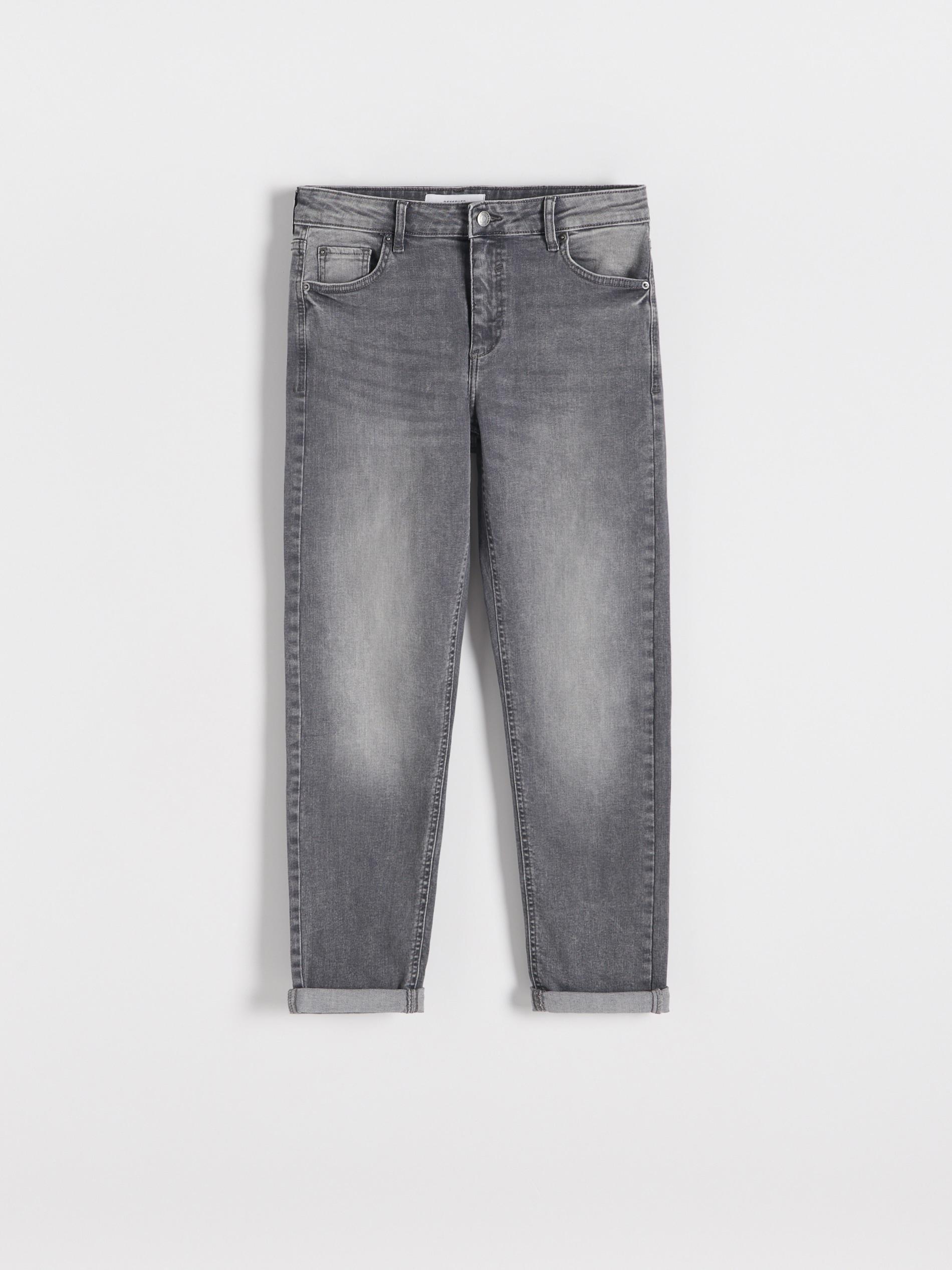 Grey Boyfriend Slim Jeans, , large image number 1