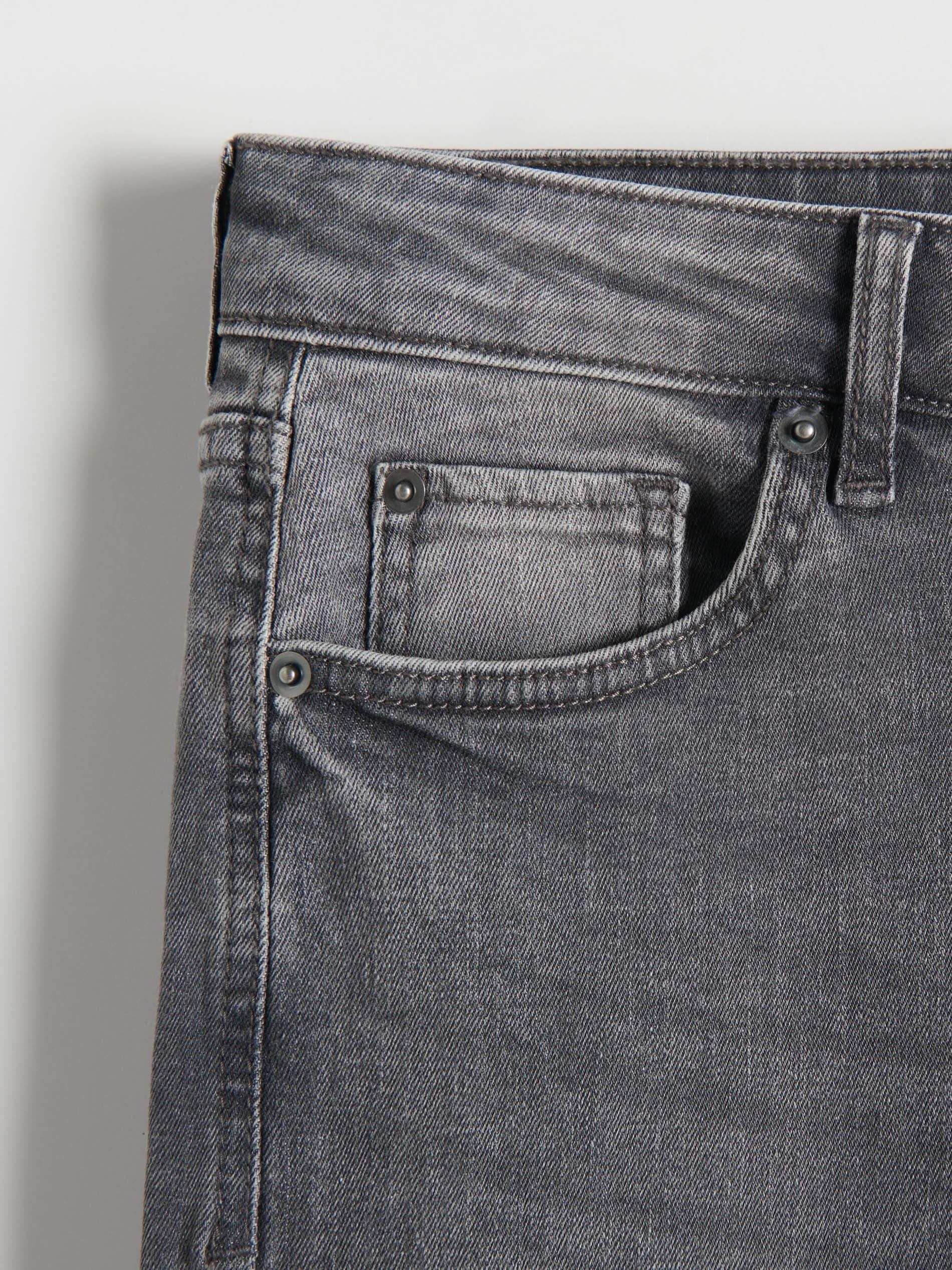 Grey Boyfriend Slim Jeans, , large image number 3
