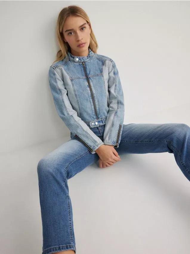 Blue Boyfriend Slim Jeans, , large image number 2