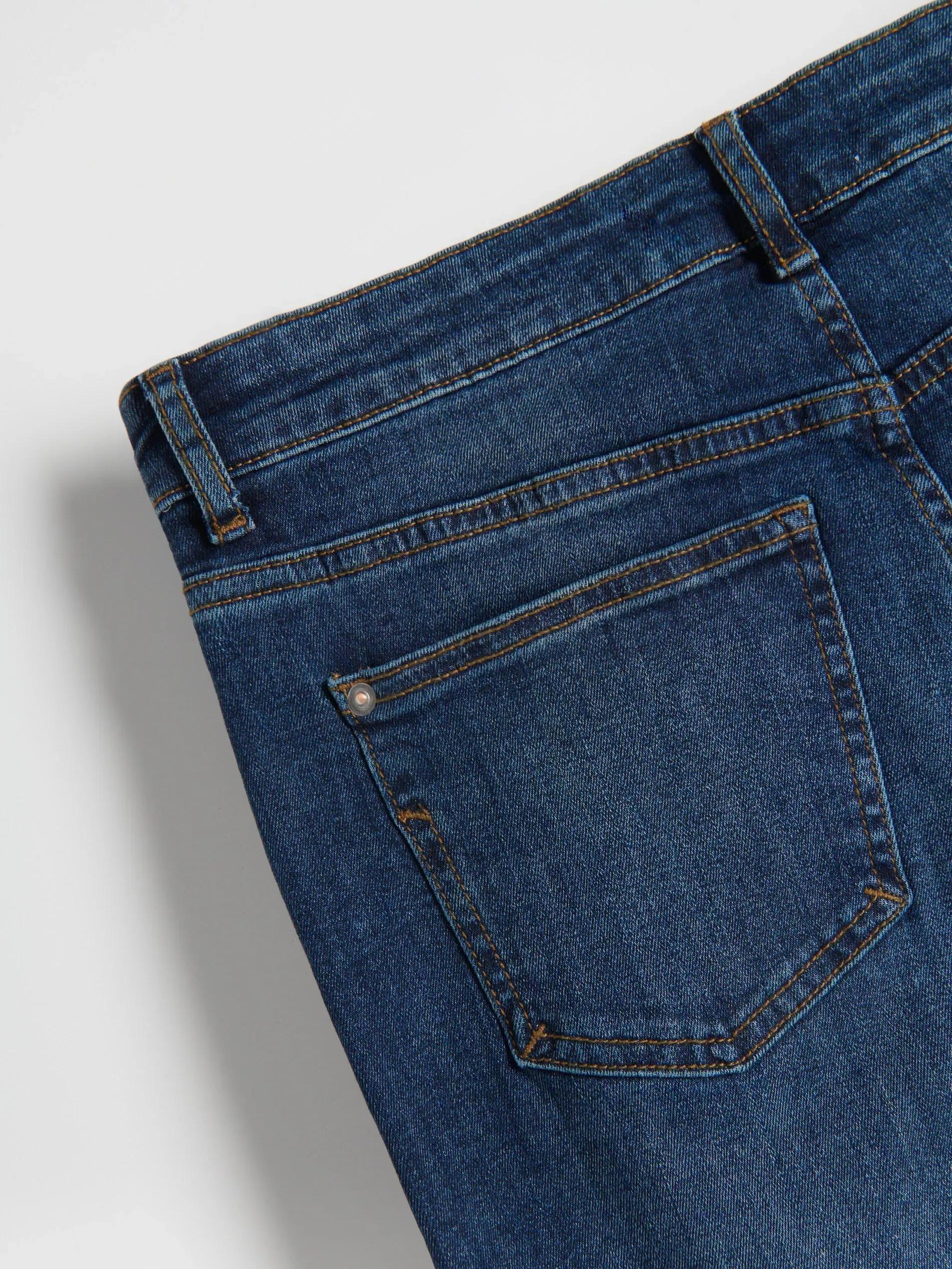 Navy Boyfriend Slim Jeans, , large image number 9