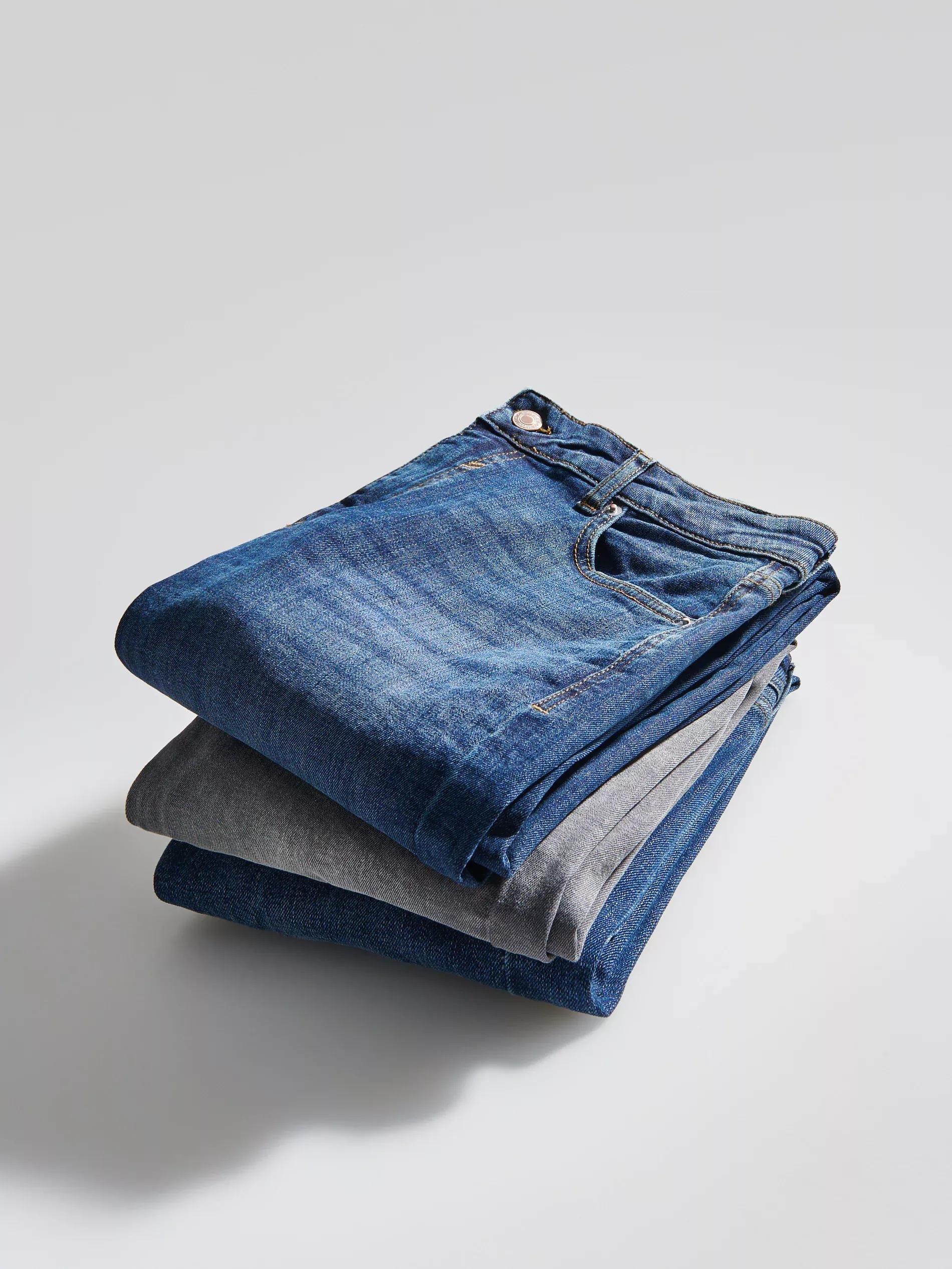 Navy Boyfriend Slim Jeans, , large image number 12