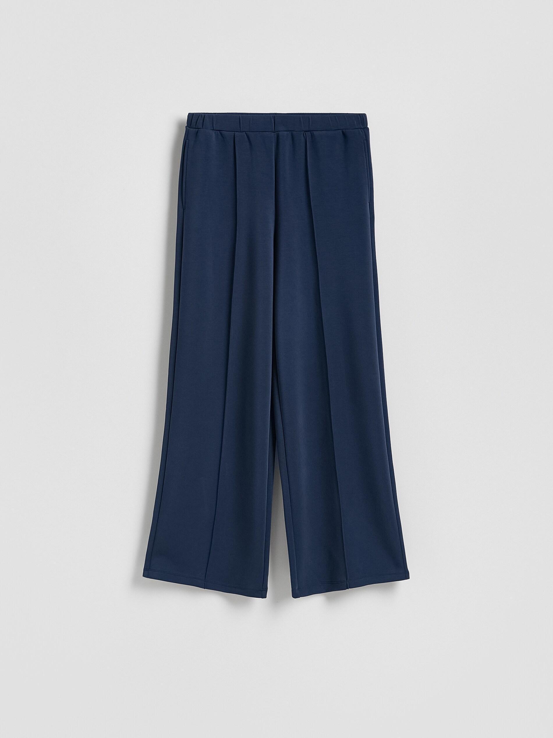 Navy Modal Rich Trousers, Navy, large image number 0