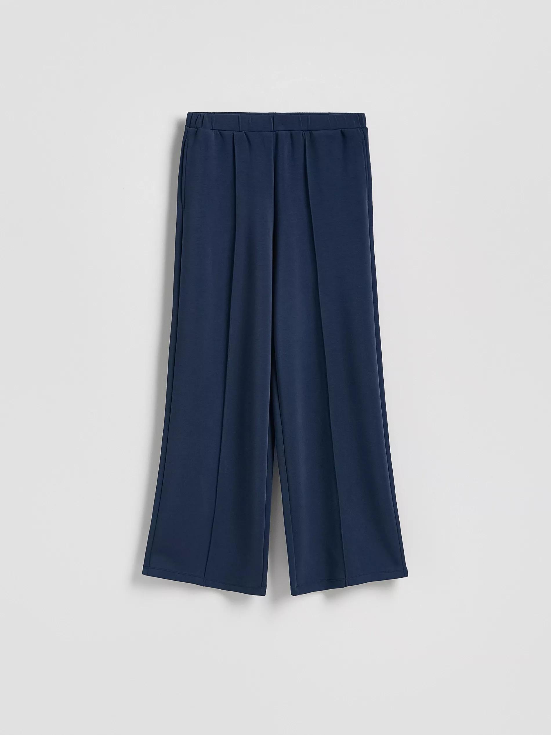 Navy Modal Rich Trousers, Navy, large image number 3