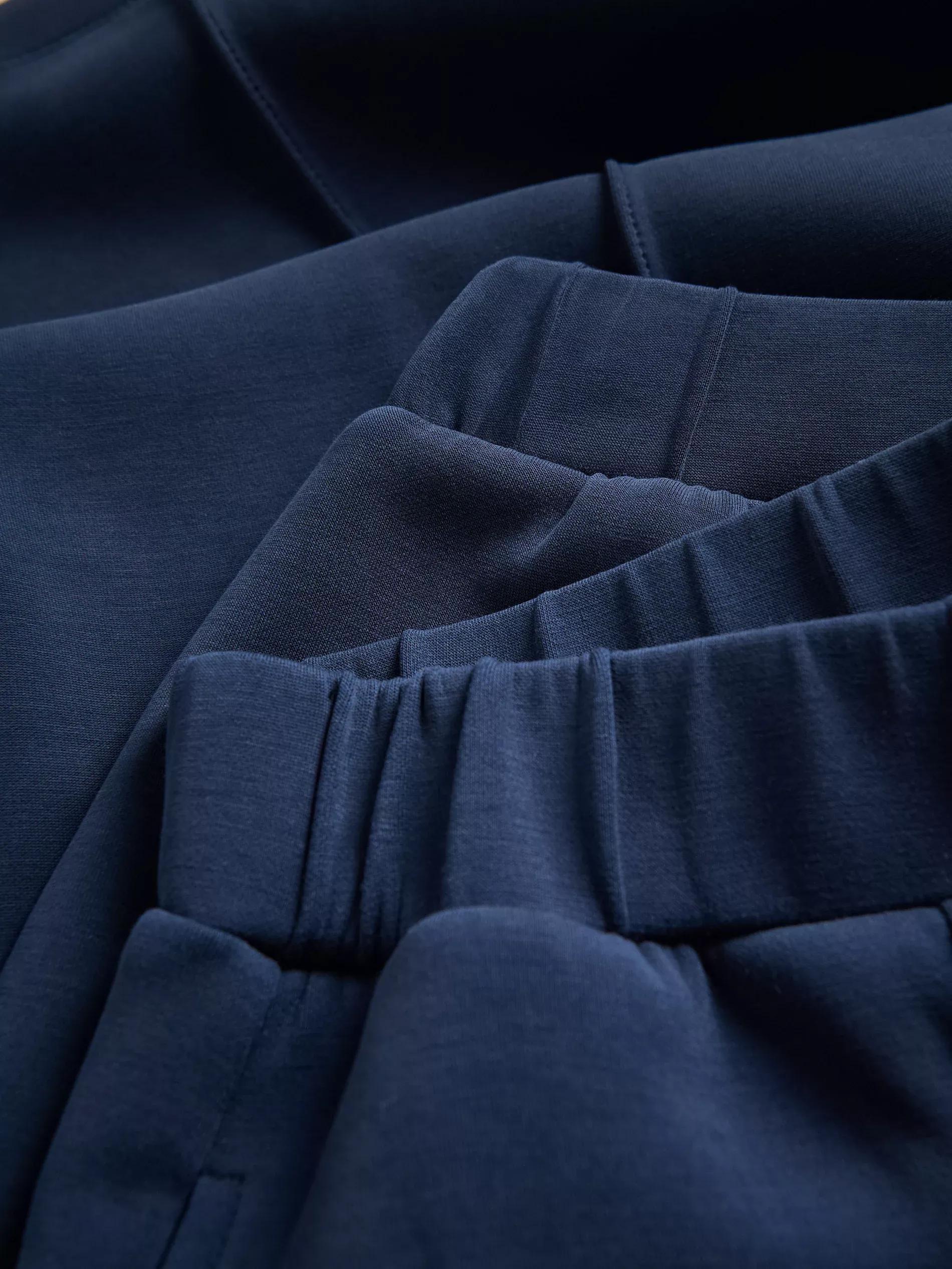 Navy Modal Rich Trousers, Navy, large image number 4