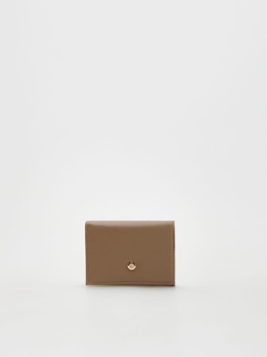 Brown Small Wallet, Brown, large image number 0