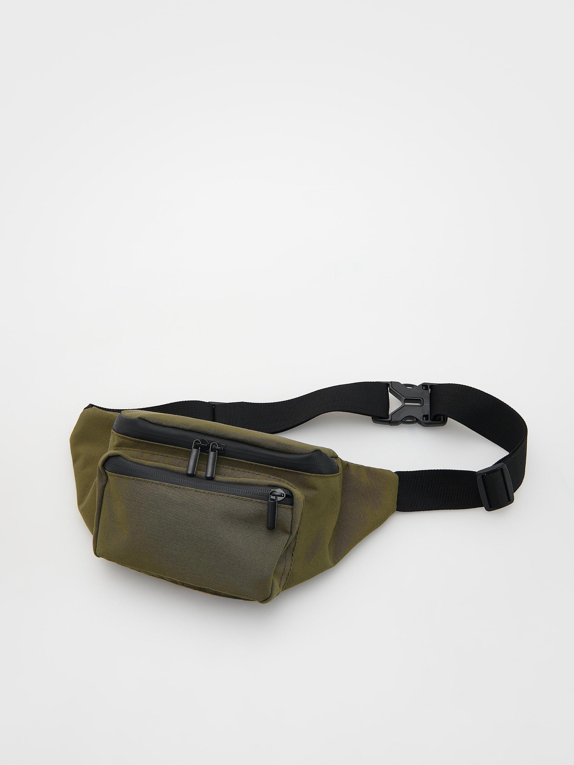 Green Waterproof Bum Bag, Khaki, large image number 1