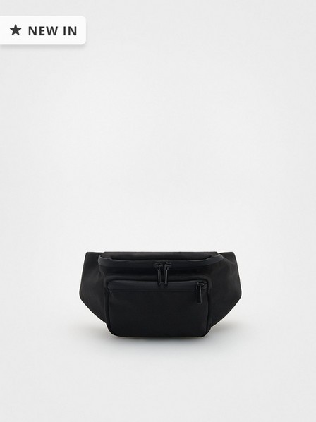 Reserved - black Waterproof bum bag