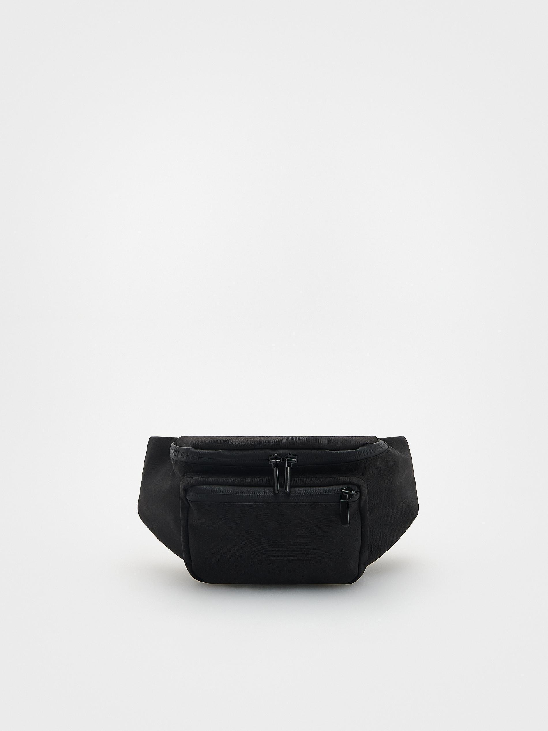 Black Waterproof Bum Bag, Black, large image number 0