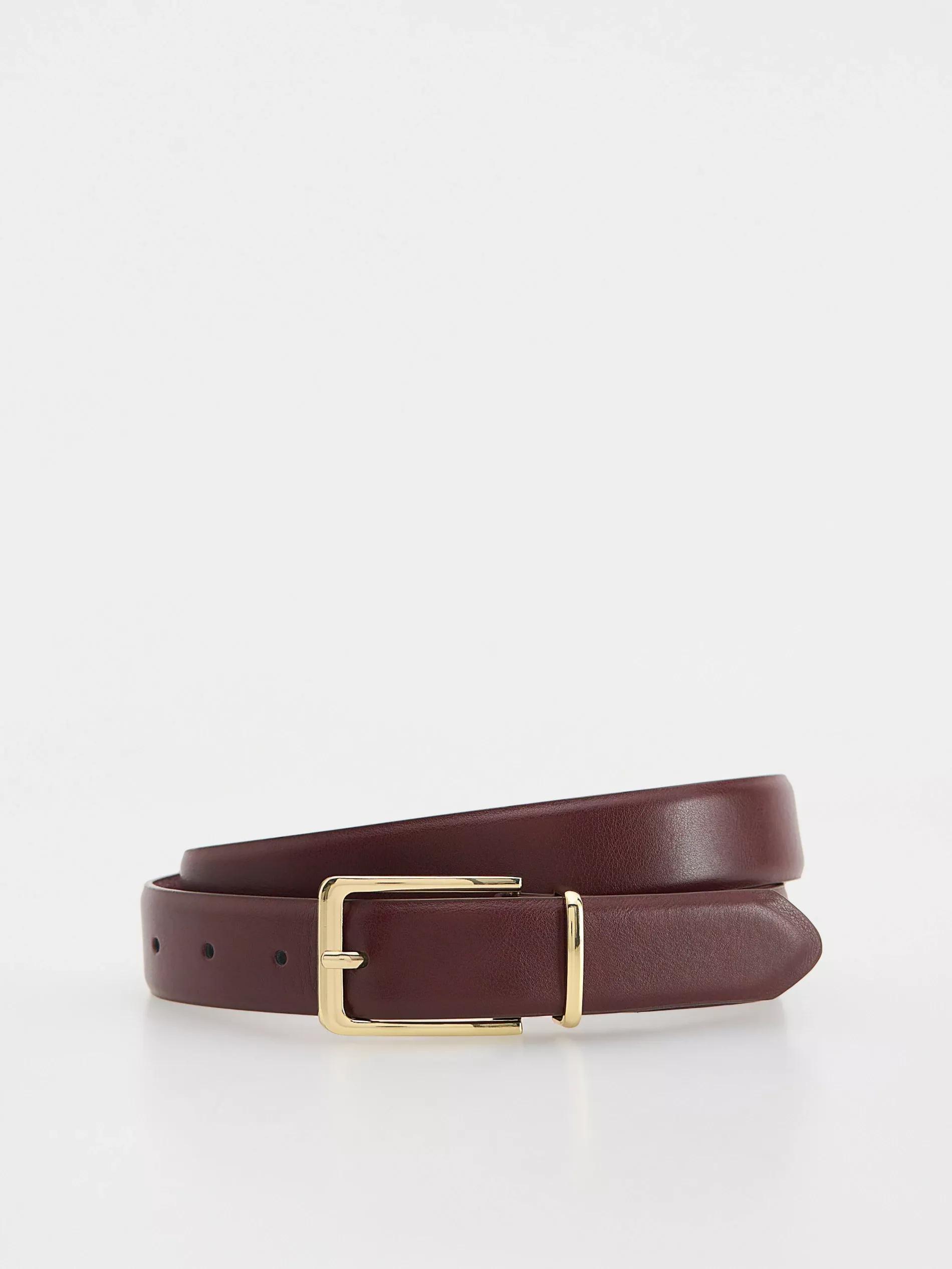 Brown Belt With Buckle, , large image number 0