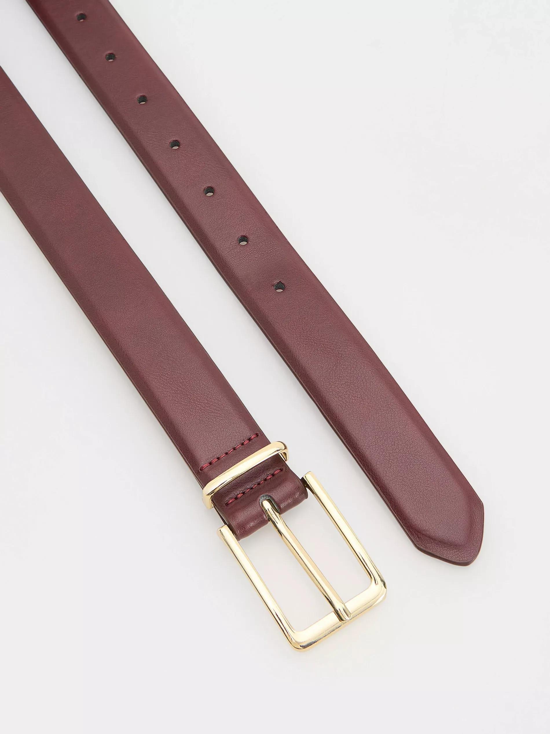 Brown Belt With Buckle, , large image number 1