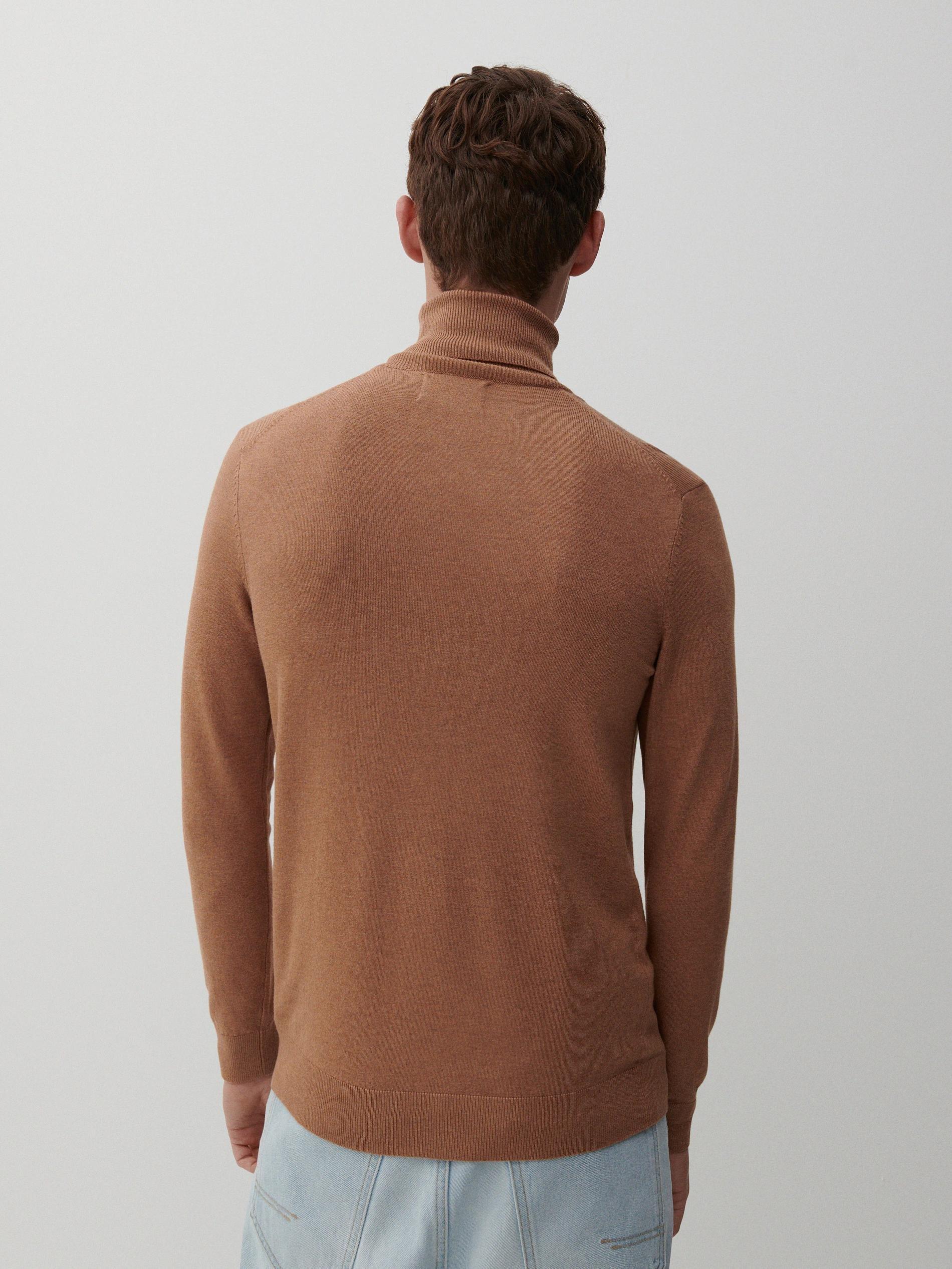 Beige Classic Golf Sweater, Men, , large image number 2