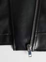Reserved - Black Faux Leather Biker Jacket