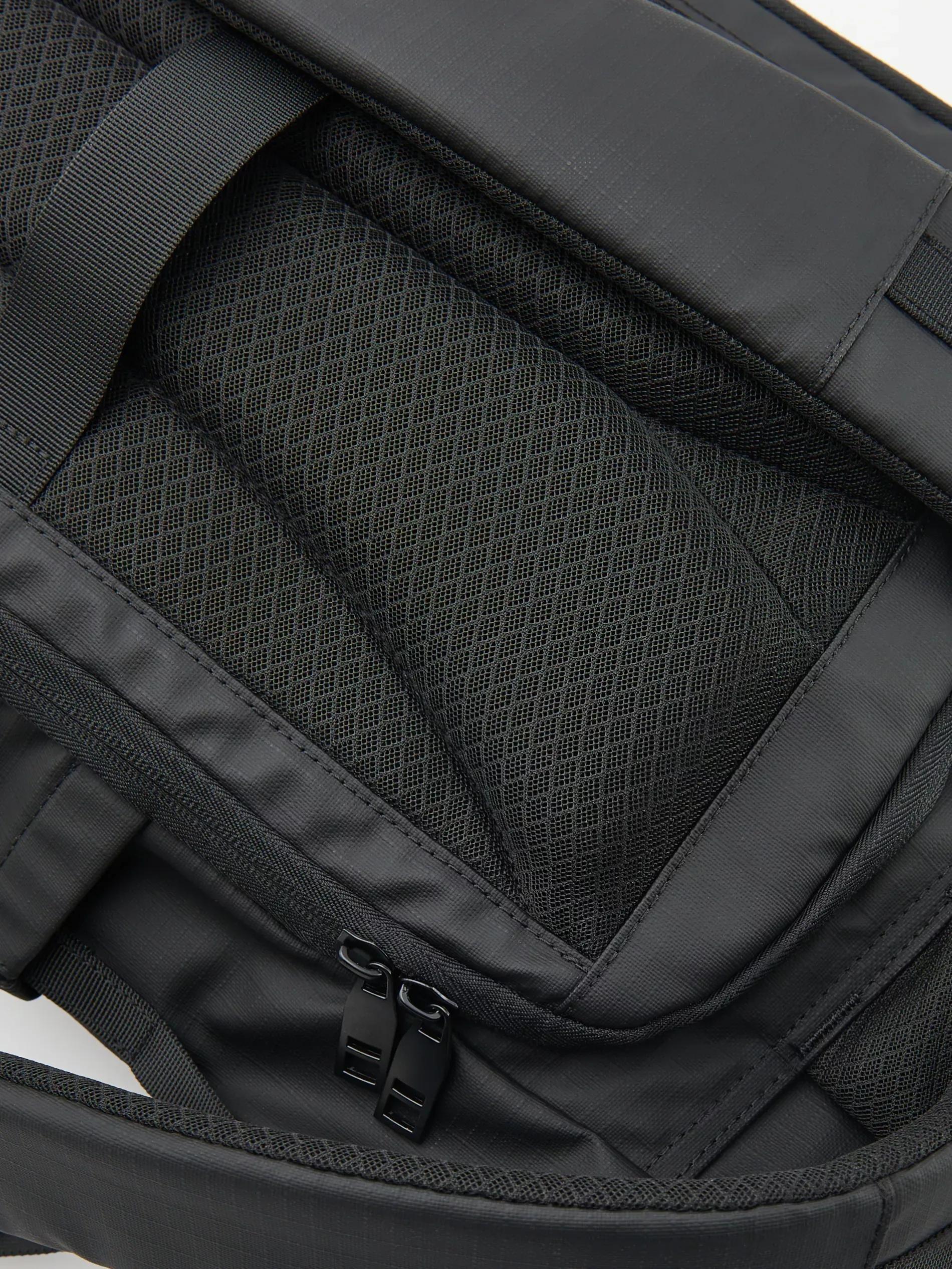 Black Waterproof Backpack, Black, large image number 5
