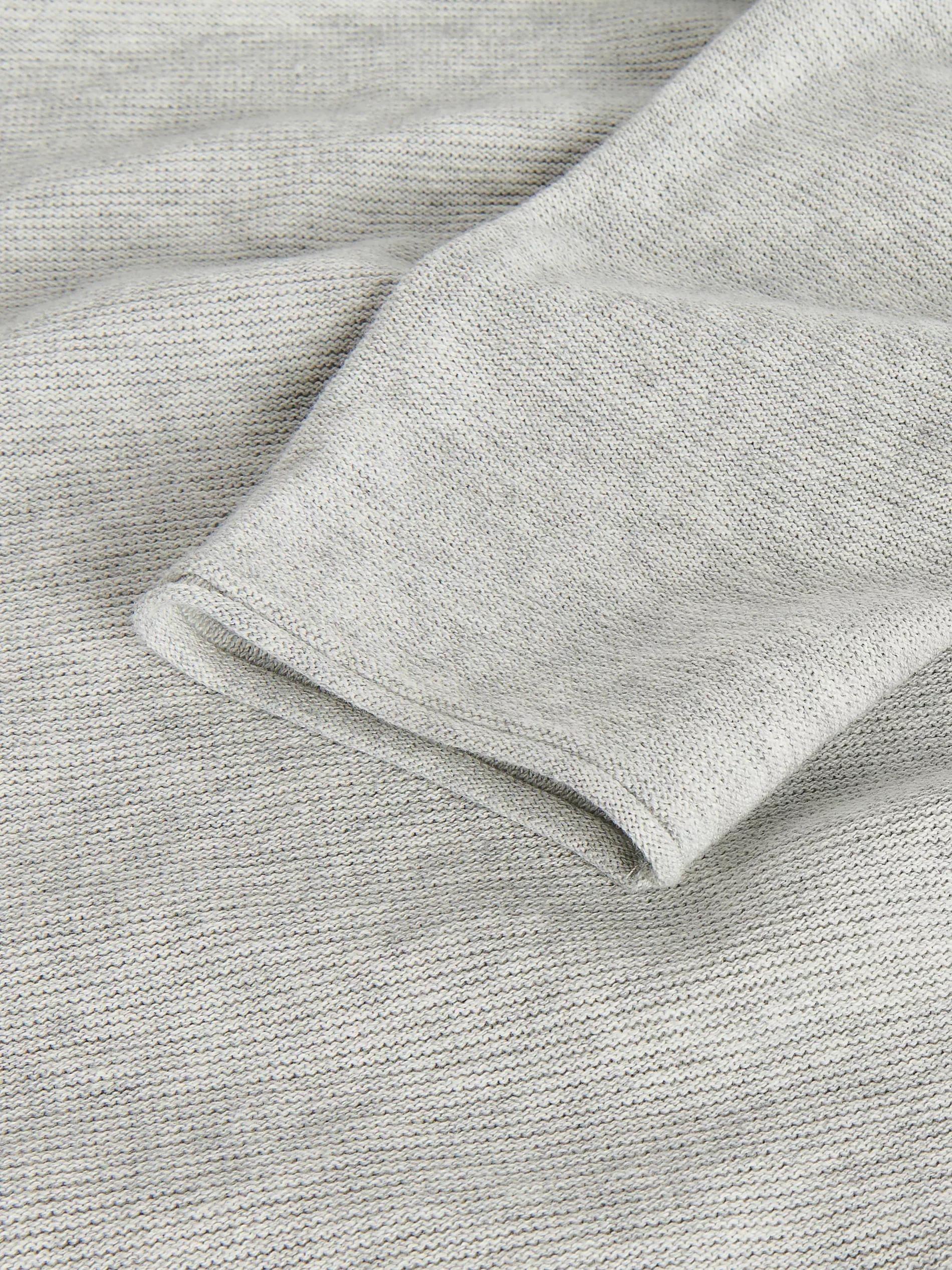 Light Grey Basic Cotton Jumper, Men, , large image number 4